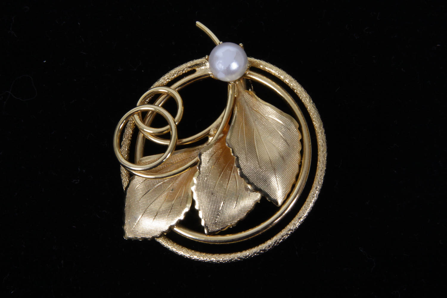 Three Costume Jewelry Brooches