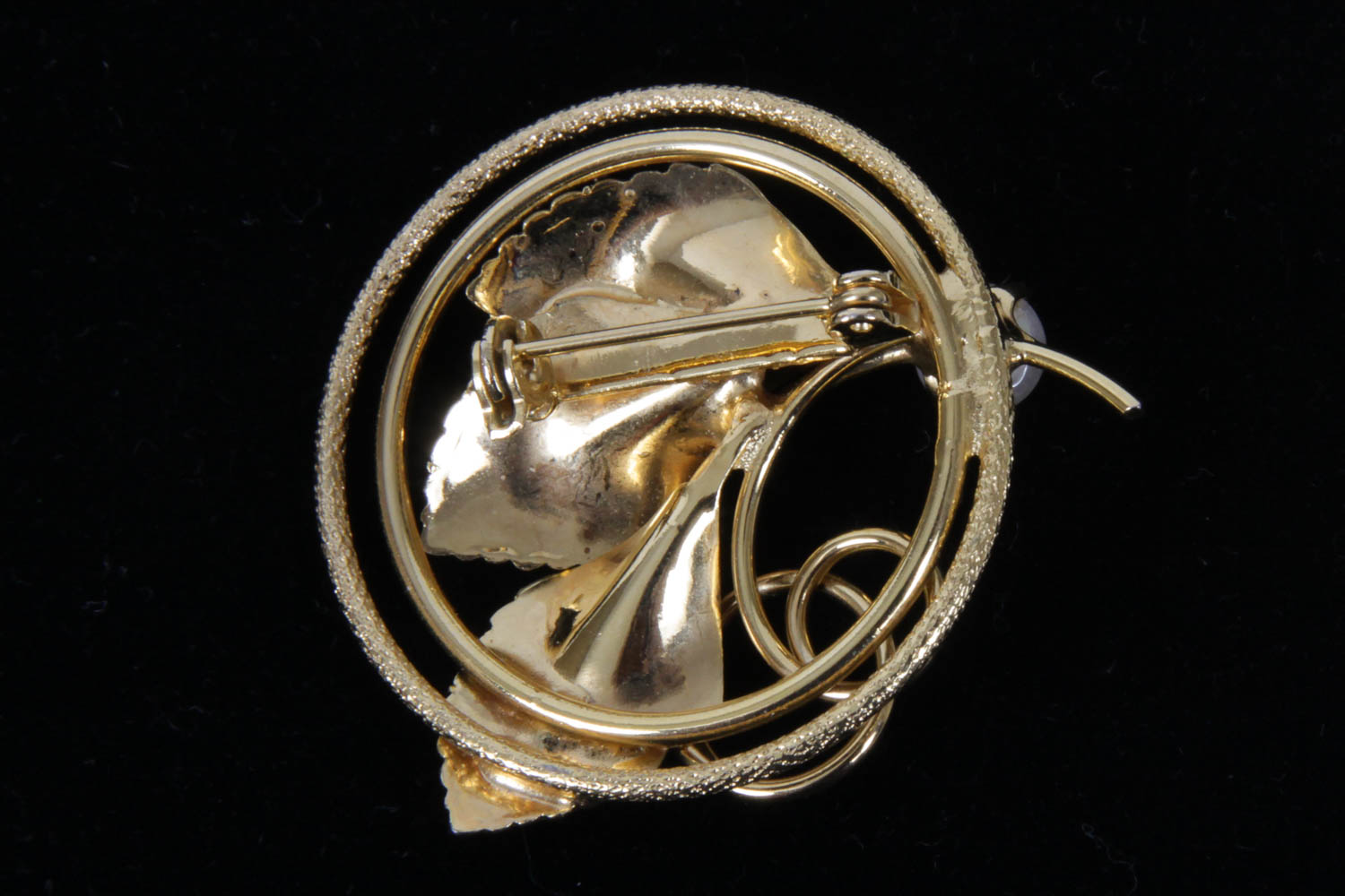 Three Costume Jewelry Brooches