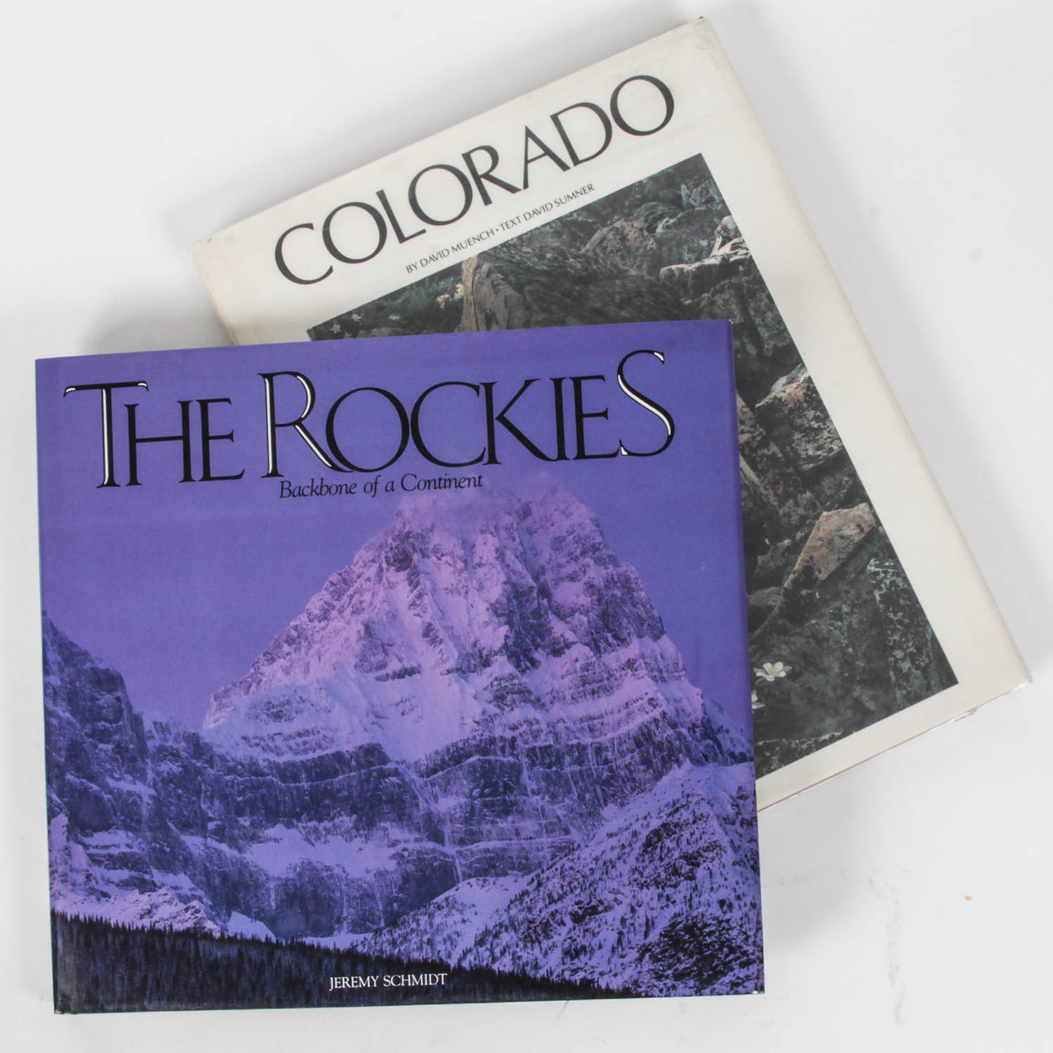 Pair of Colorado Photography Theme Hardcover Books