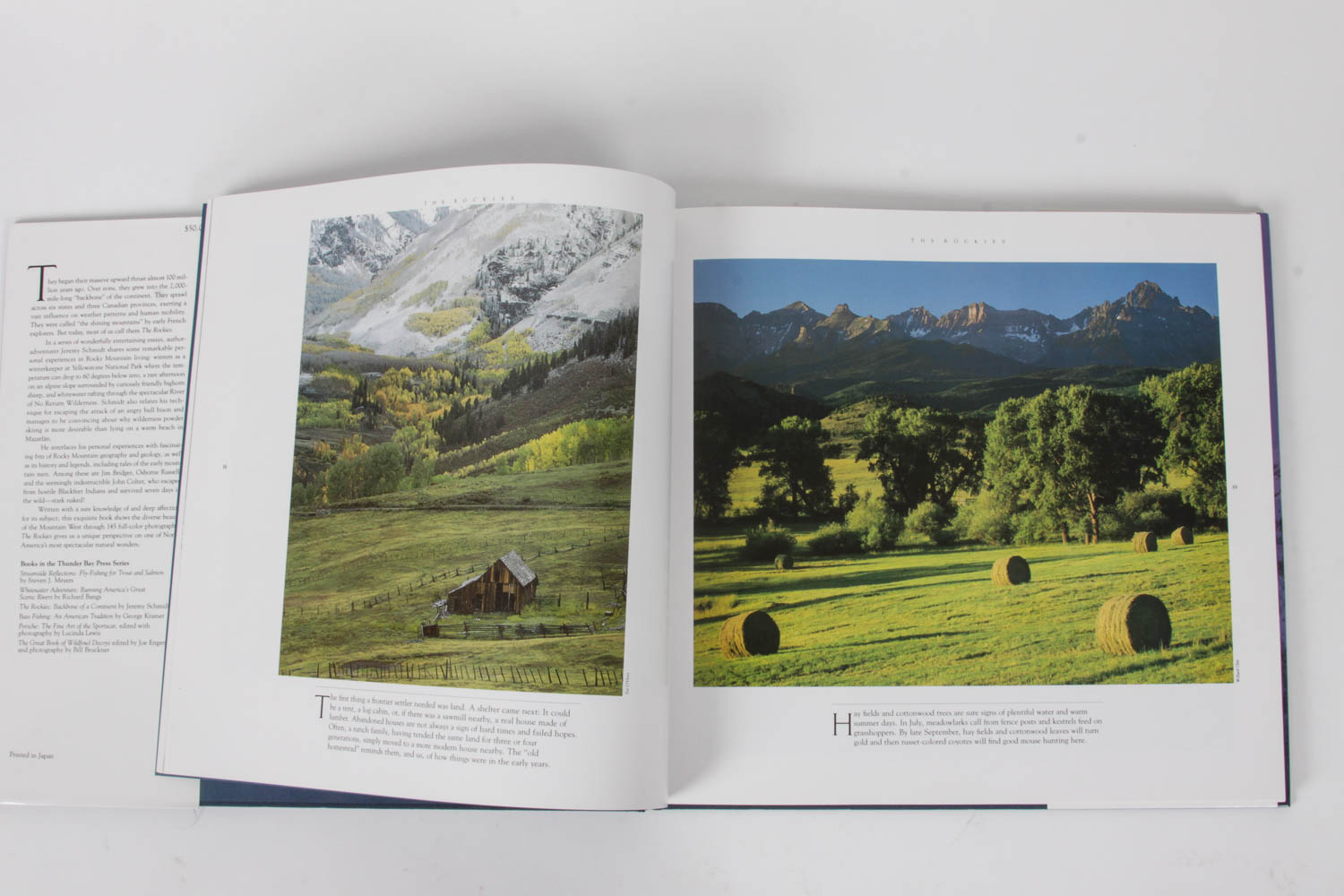 Pair of Colorado Photography Theme Hardcover Books