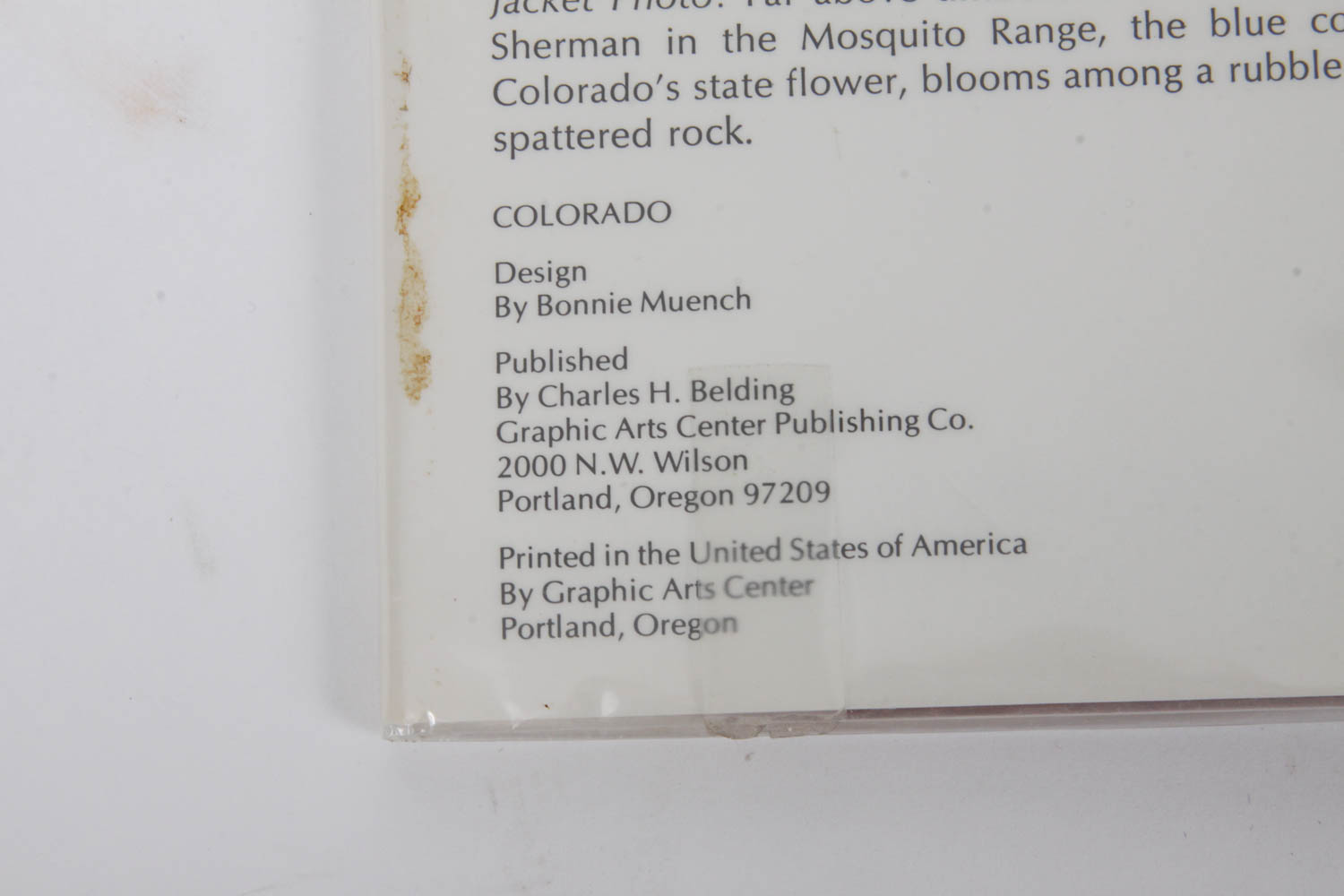 Pair of Colorado Photography Theme Hardcover Books