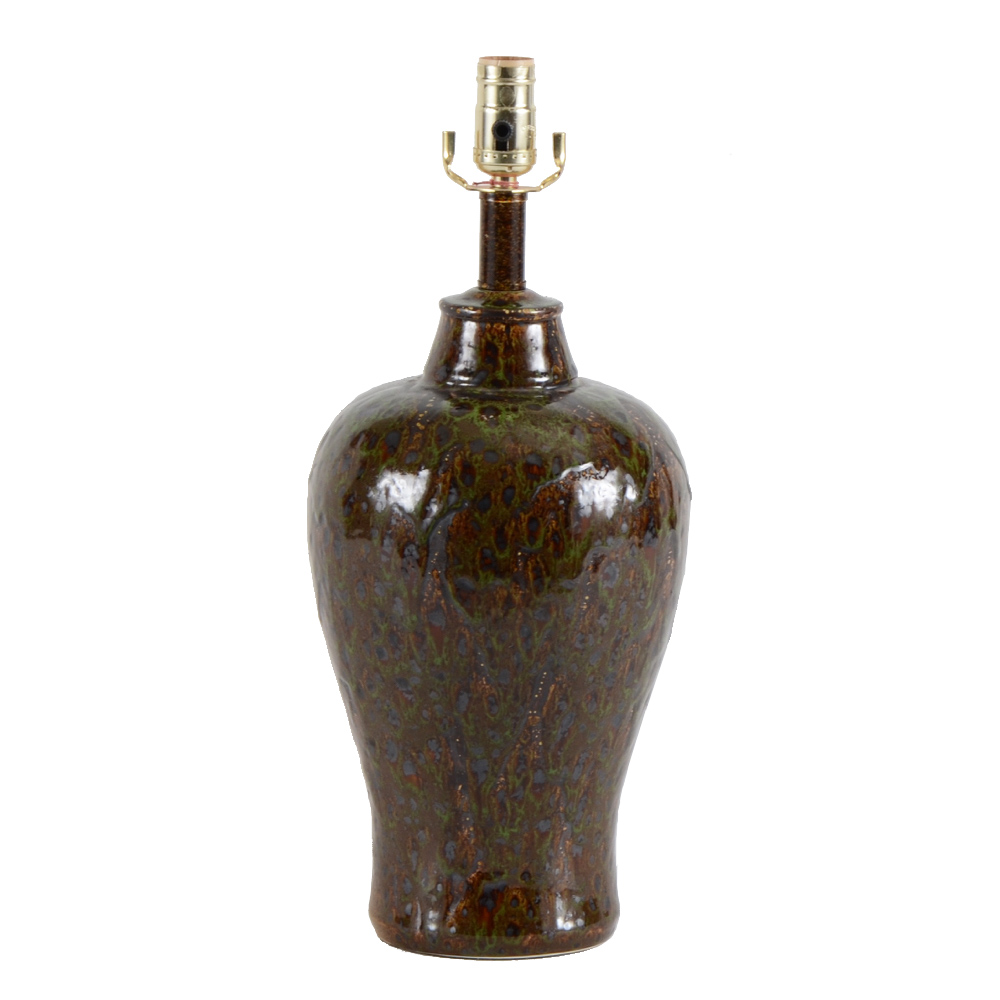 Ceramic Drip-Glaze Table Lamp