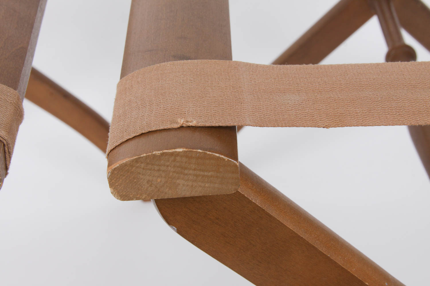 Pair of Wooden Luggage Racks