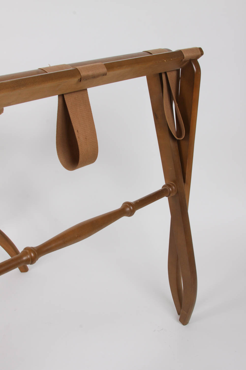 Pair of Wooden Luggage Racks