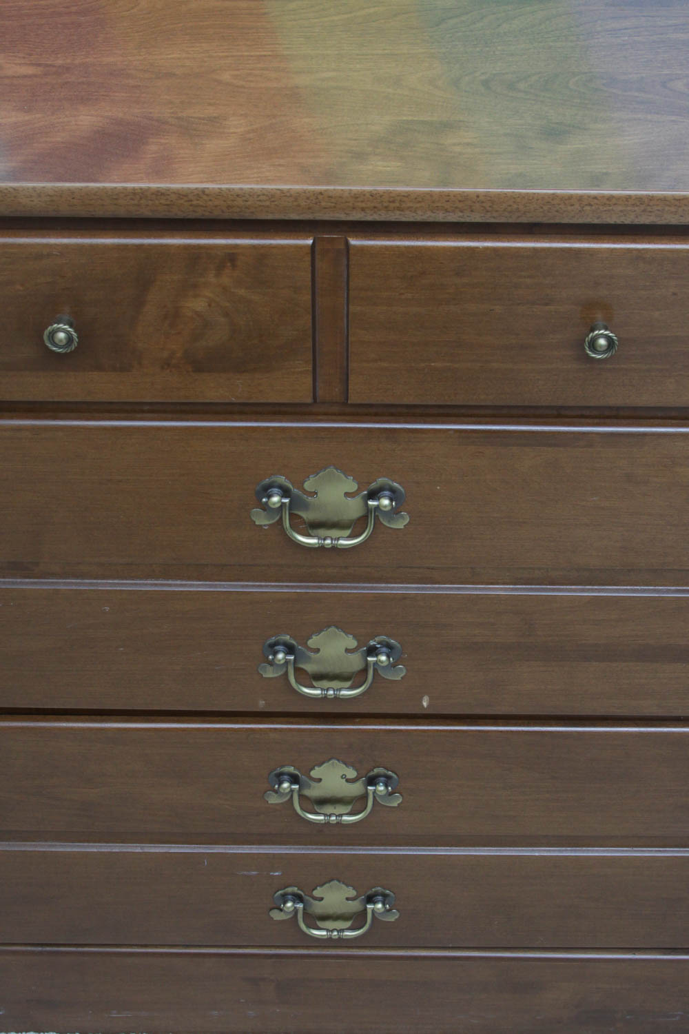 Ethan Allen Desk with Corner Bookcase and Chair