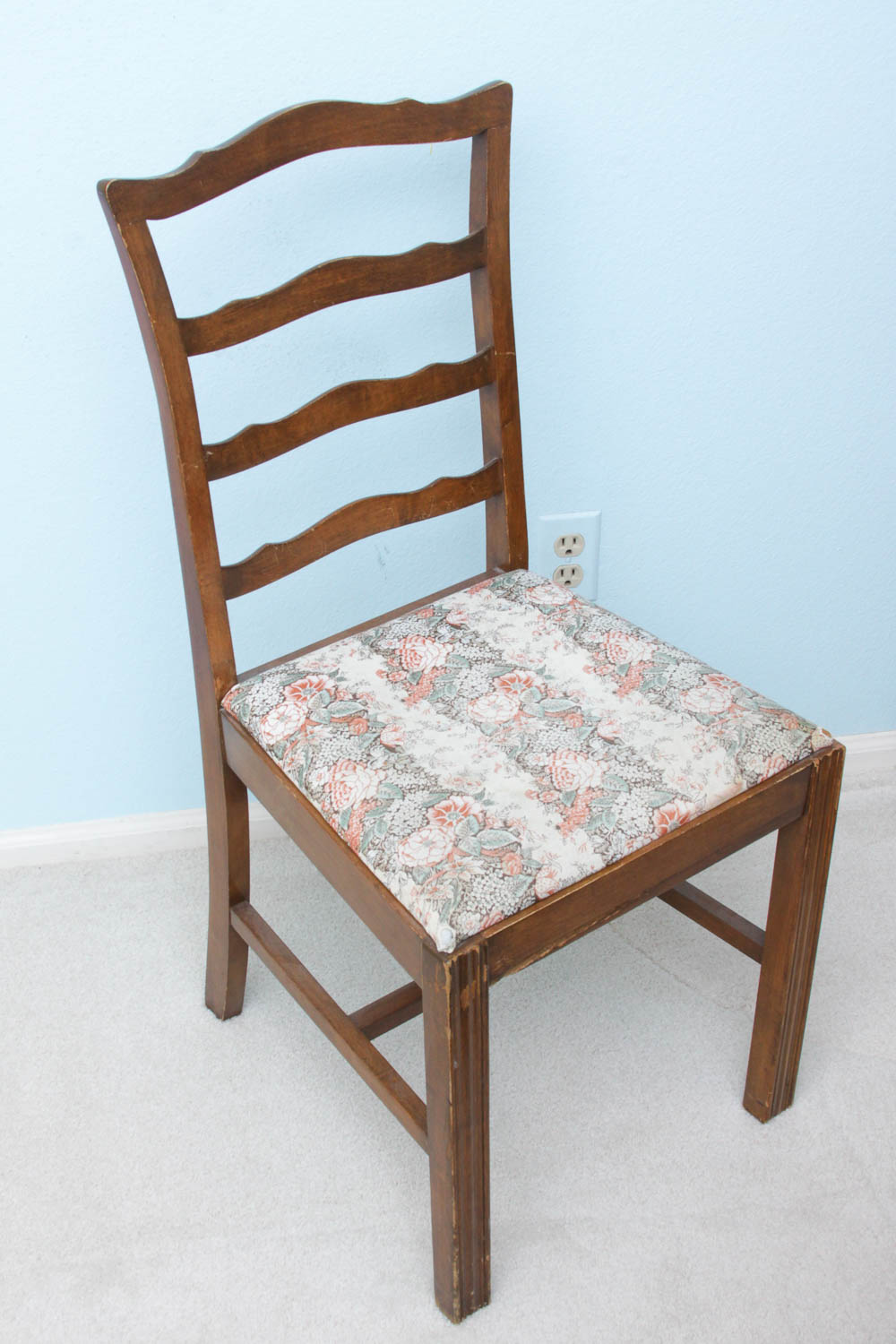 Ethan Allen Desk with Corner Bookcase and Chair