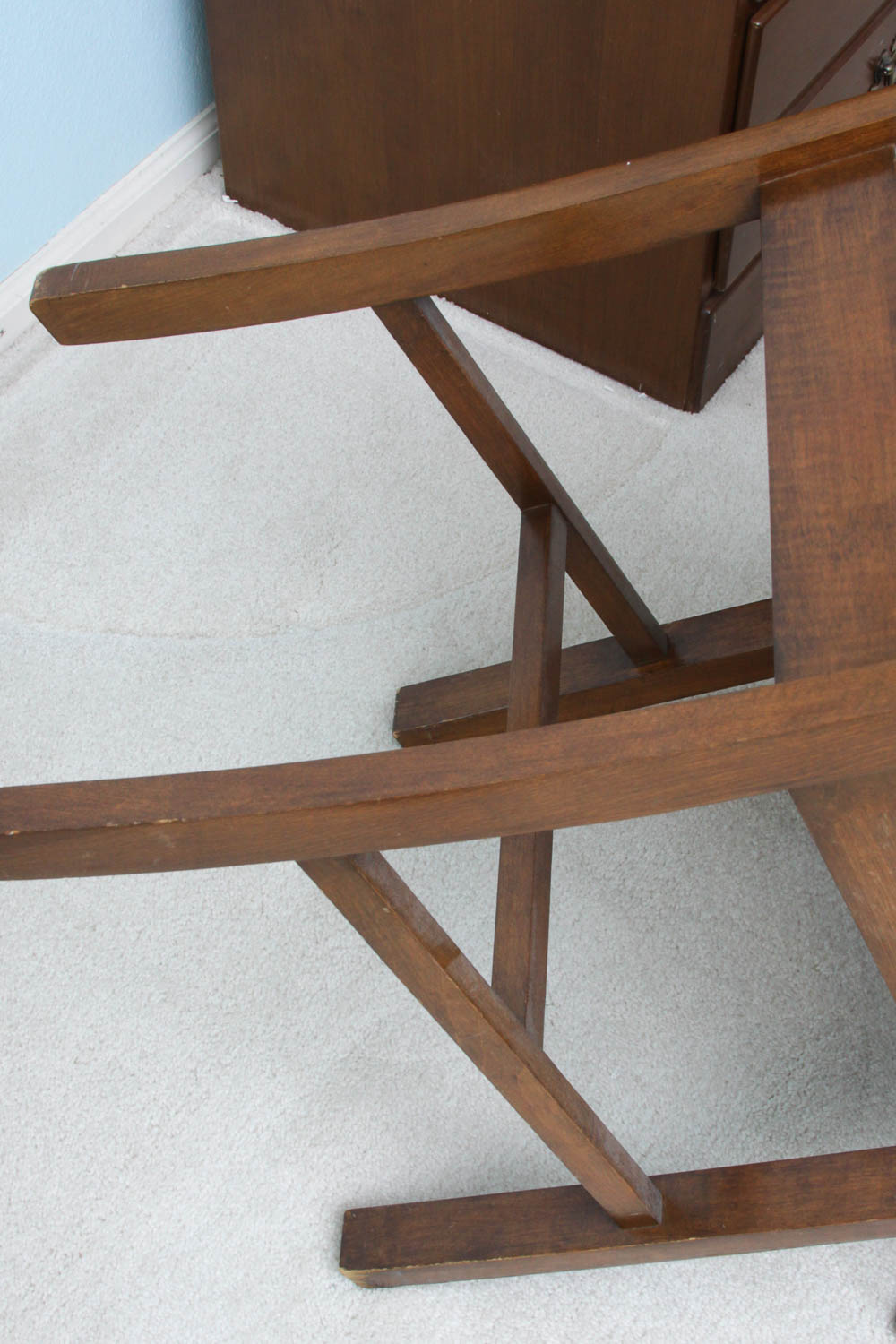 Ethan Allen Desk with Corner Bookcase and Chair