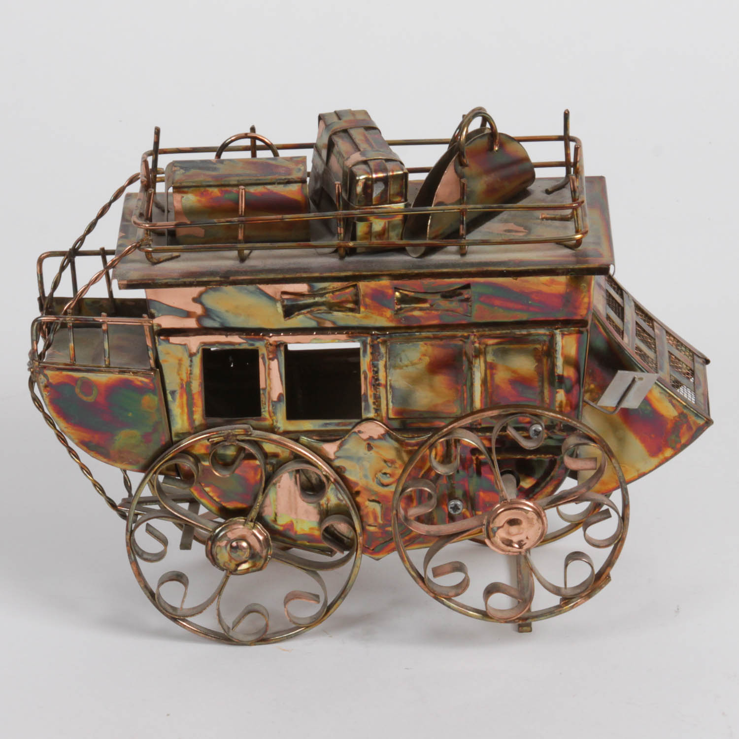 Vintage Stagecoach Music Box