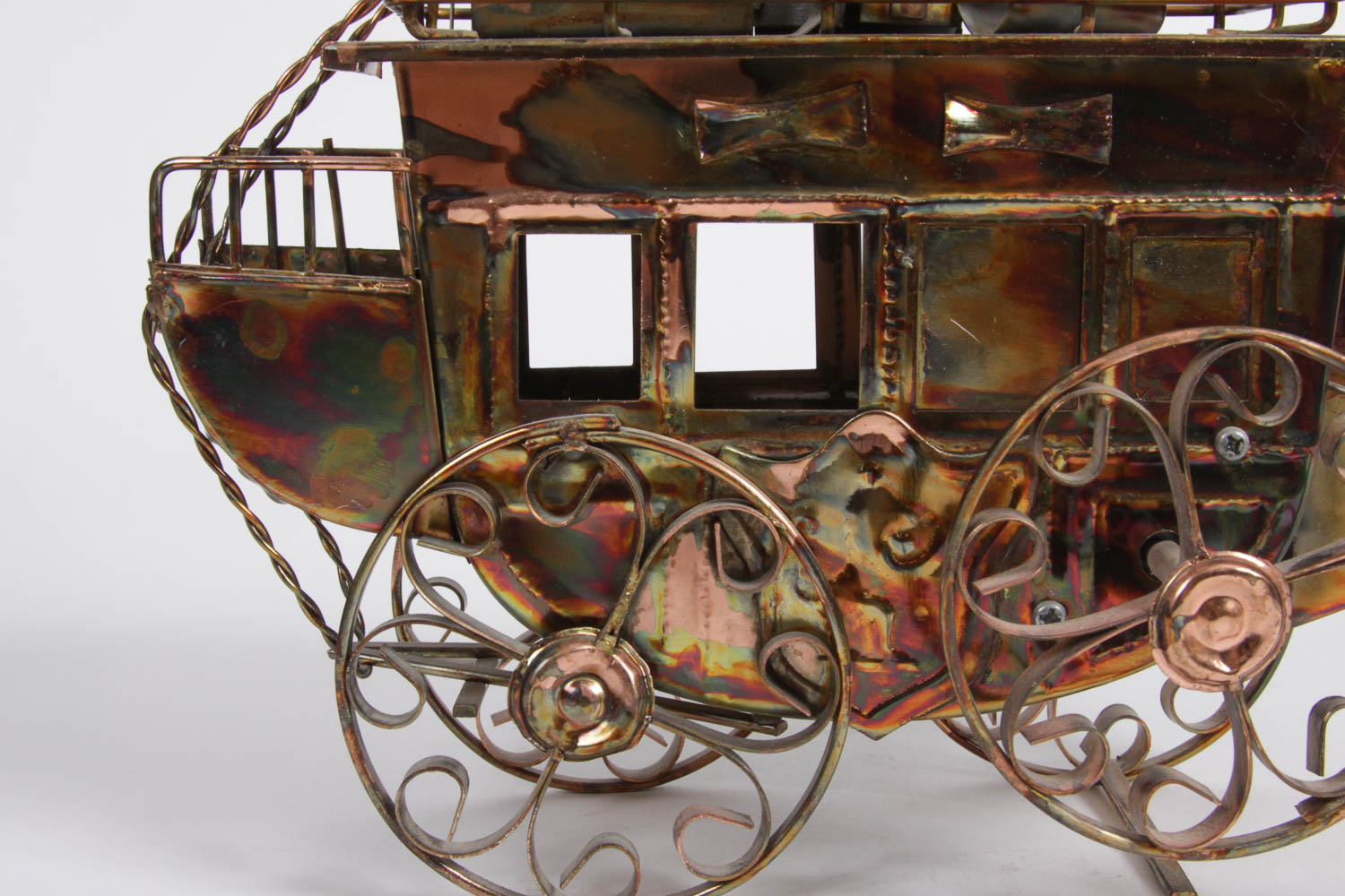 Vintage Stagecoach Music Box