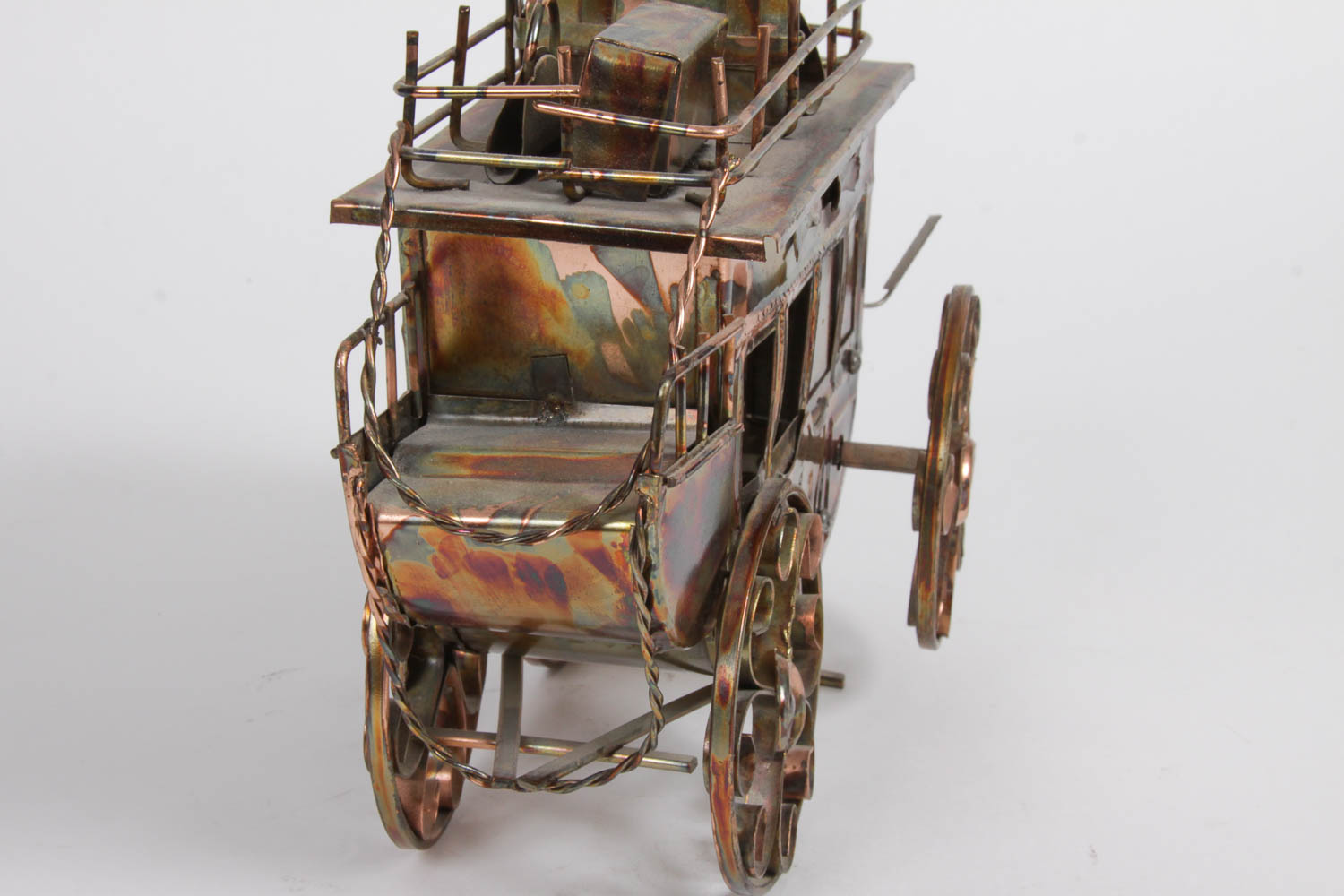 Vintage Stagecoach Music Box