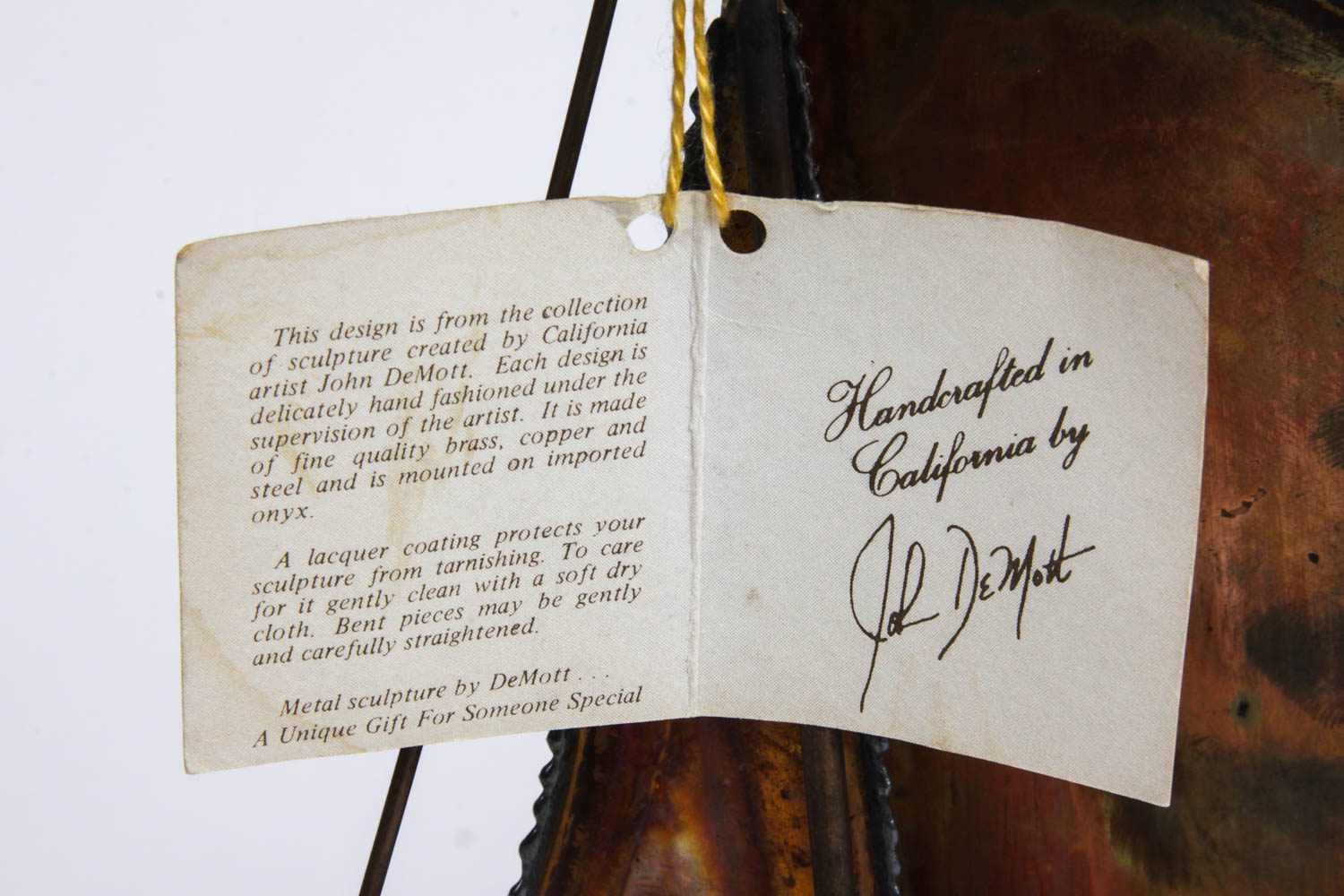 Signed John DeMott Nautical Sculpture