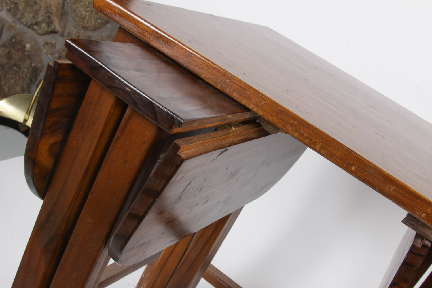 Table with Sliding Miniature Table Inserts