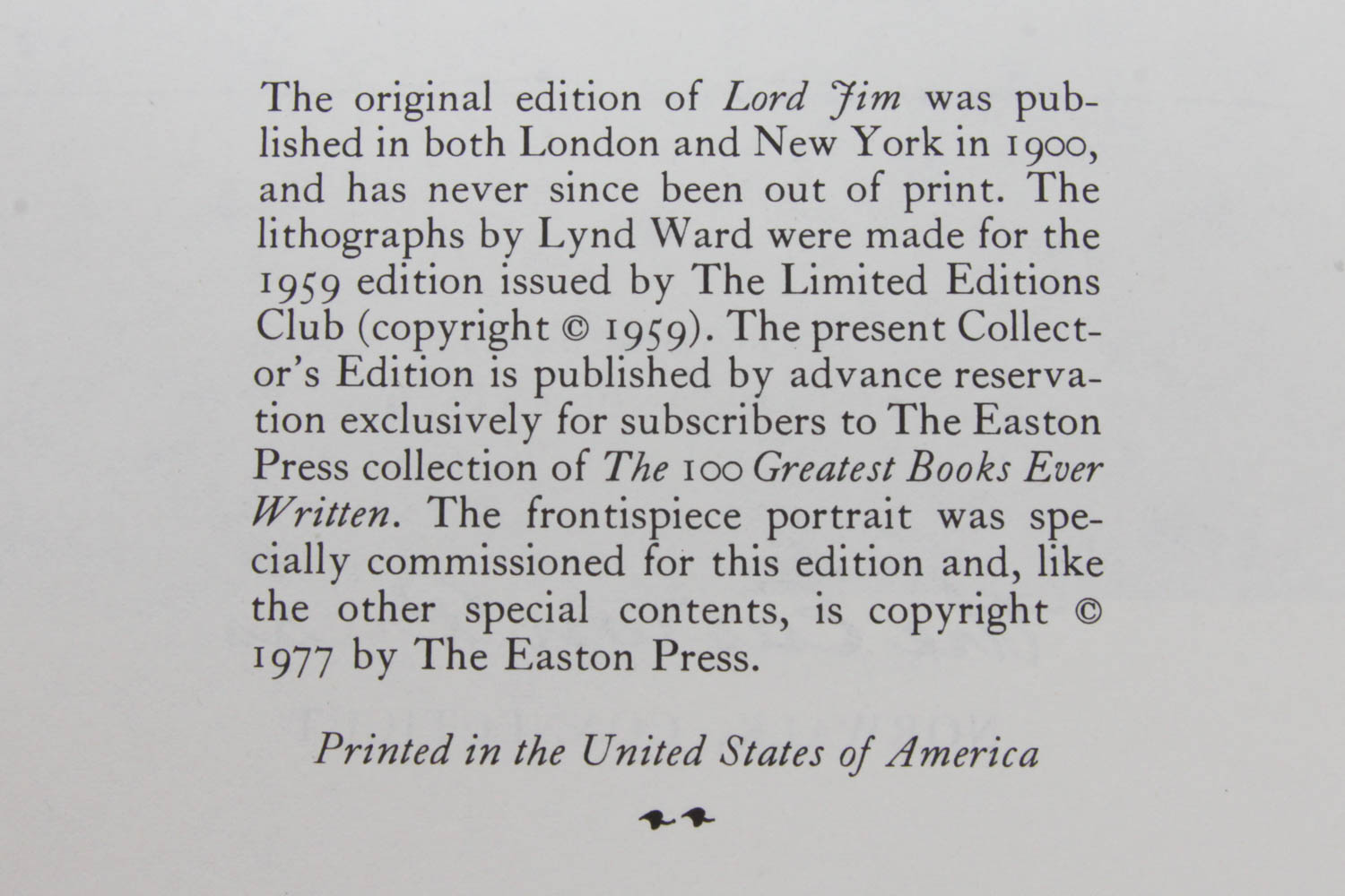 Pair of Easton Press Leather Bound Books