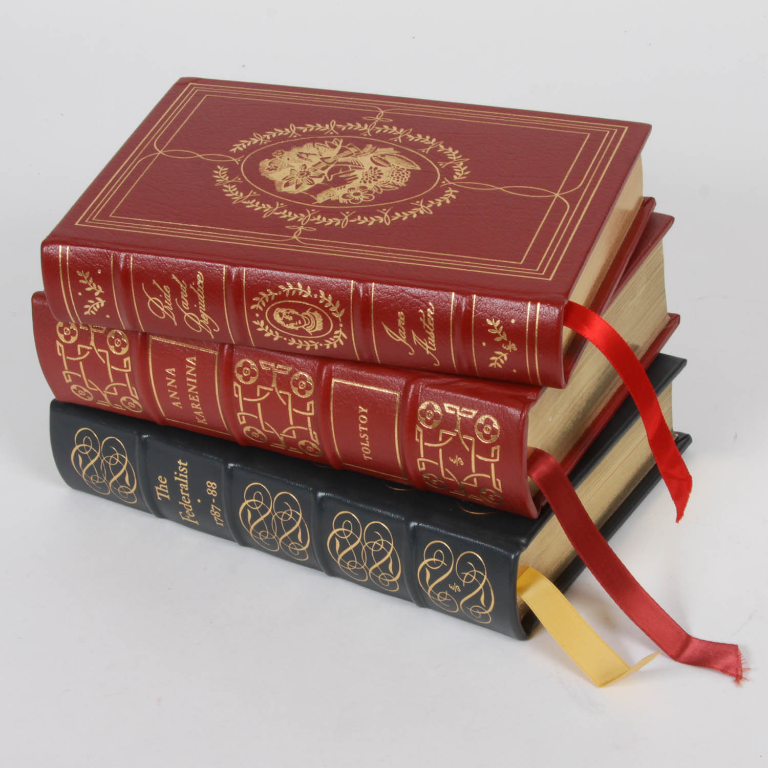 Trio of The Easton Press Leather Bound Books