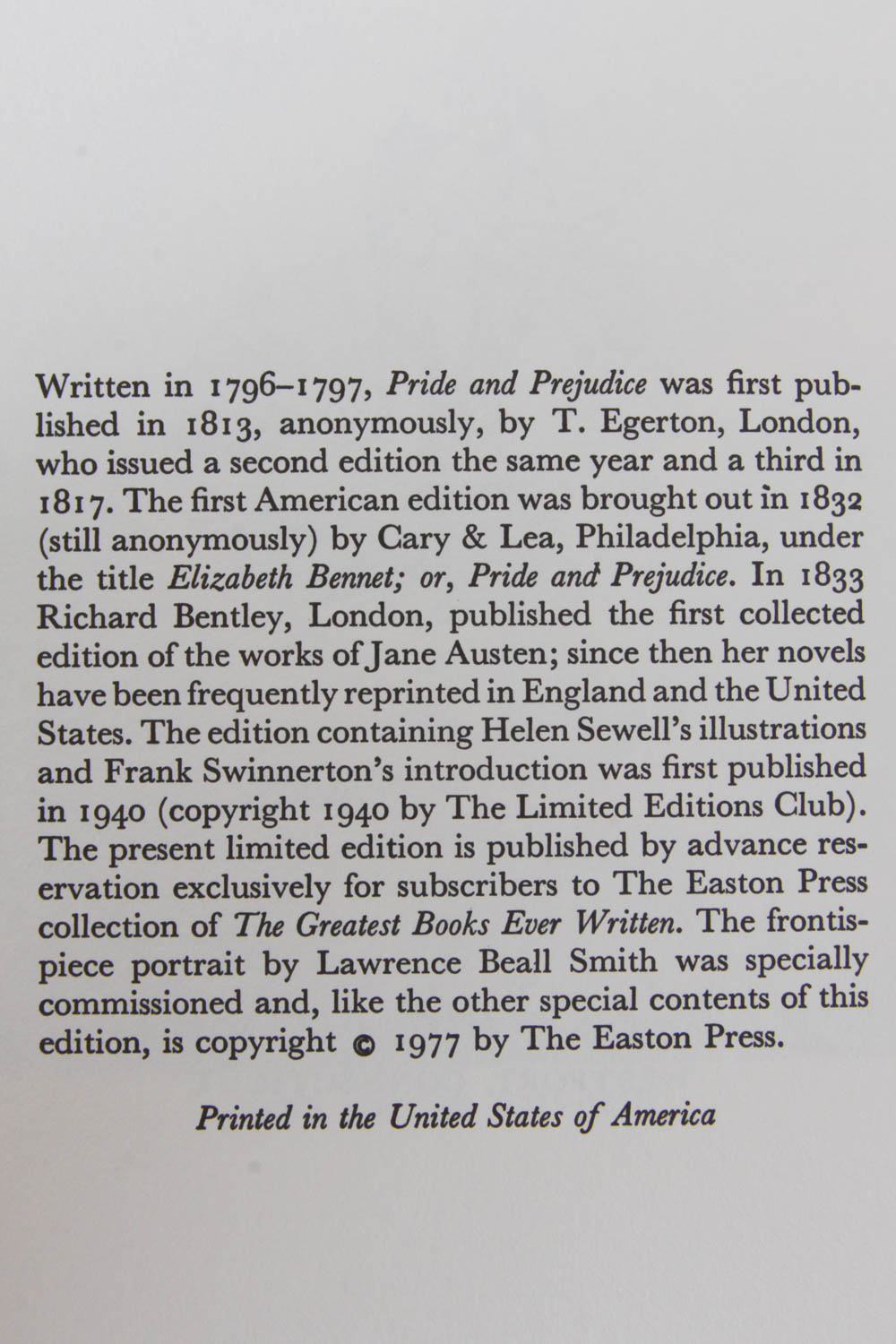 Trio of The Easton Press Leather Bound Books