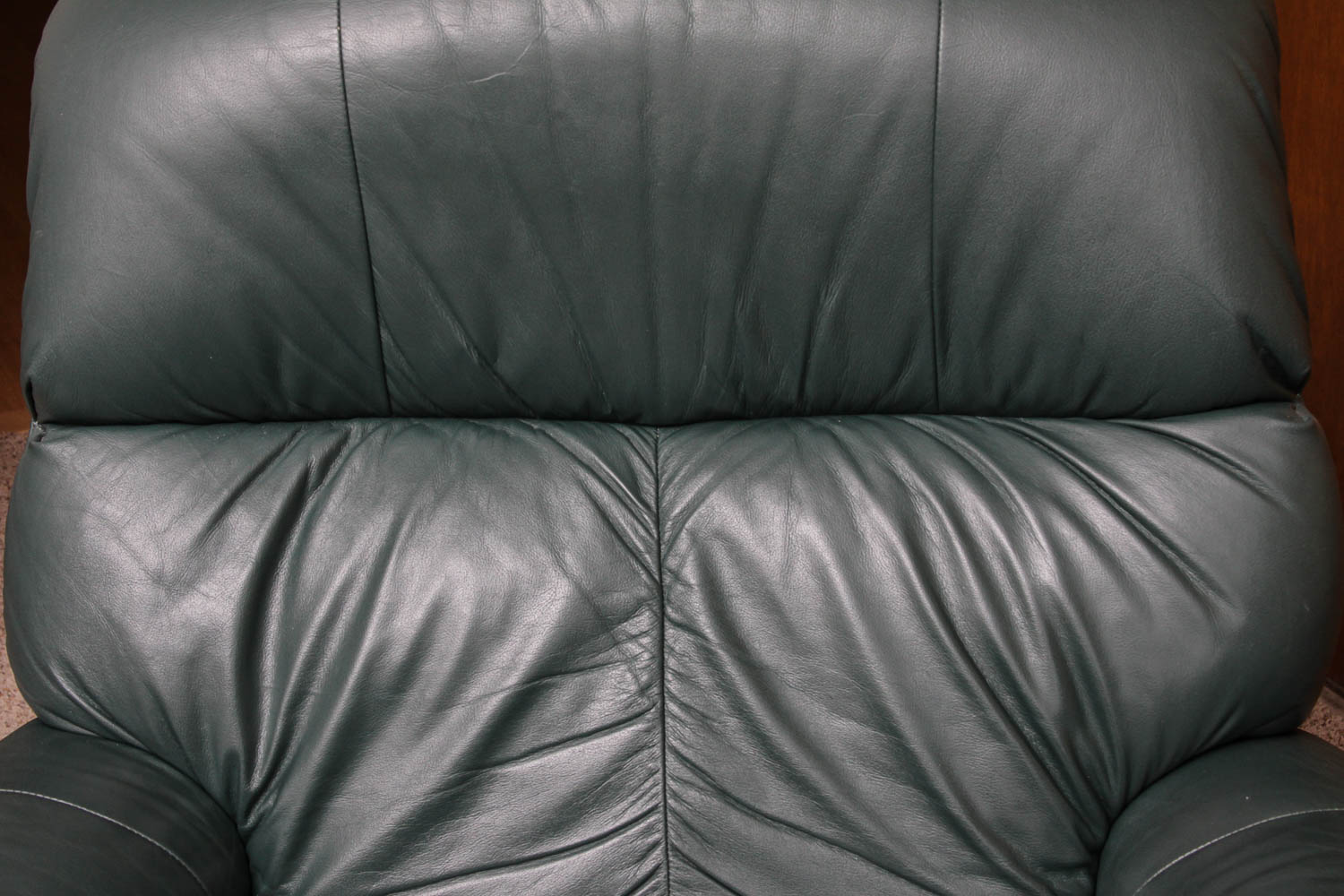 Green Leather La-Z-Boy Recliner