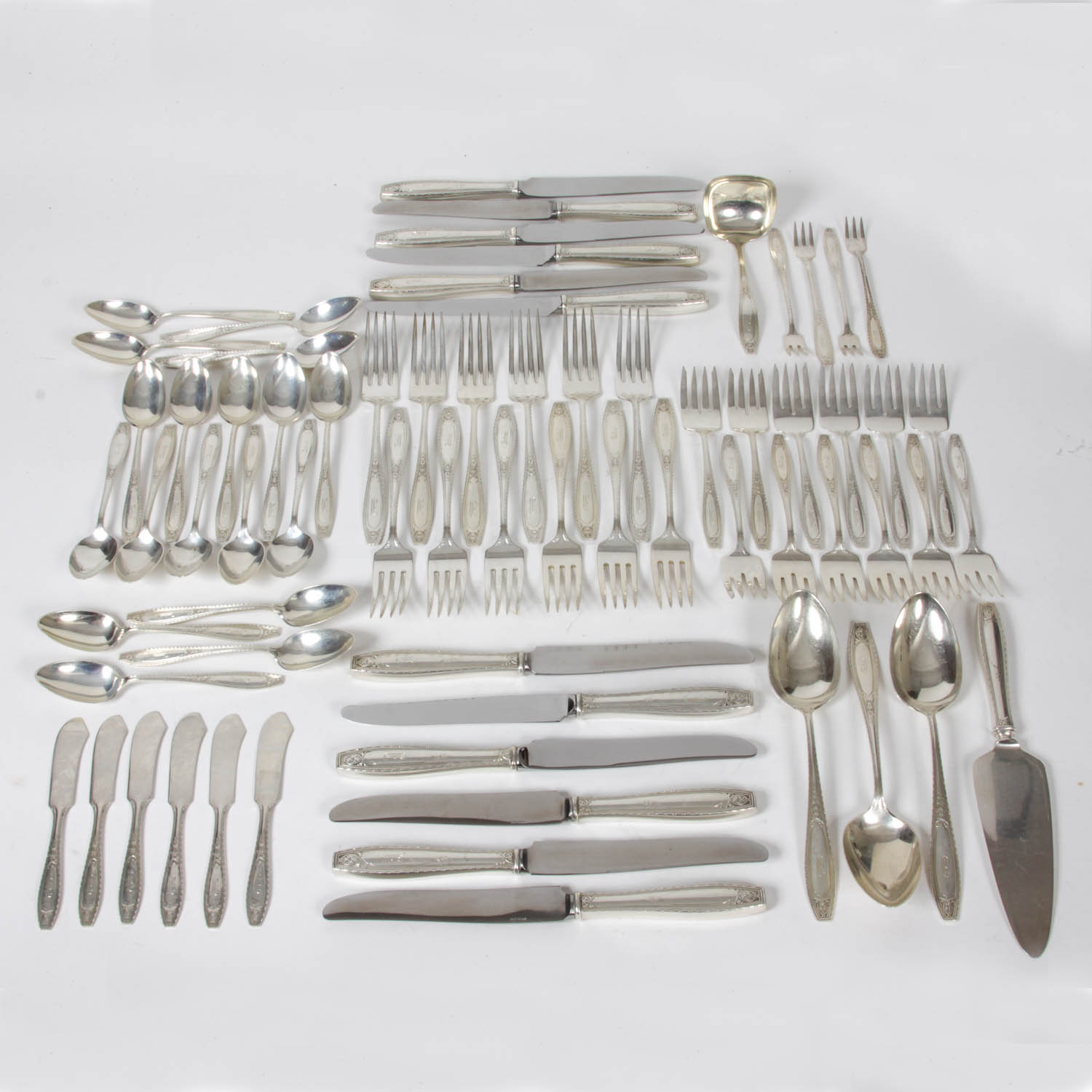 Set of R. Wallace & Sons "Juliet" Sterling Silver Flatware