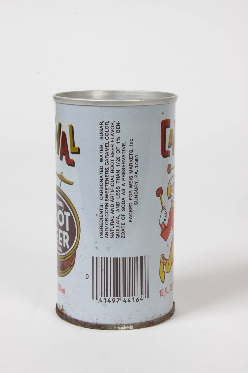 Collection of Vintage Carnival Soda Cans