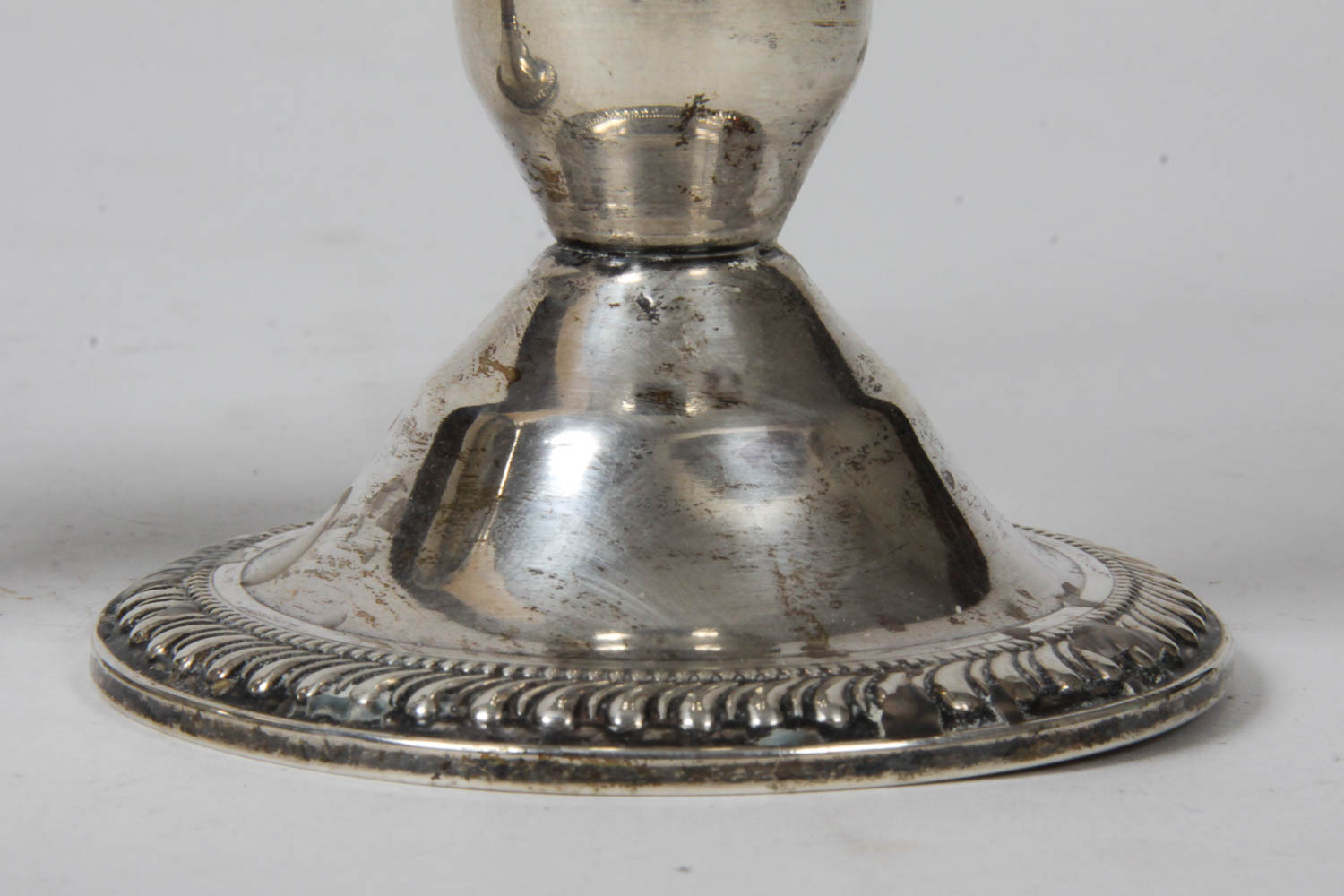 Pair of Duchin Weighted Sterling Silver Candl Holders