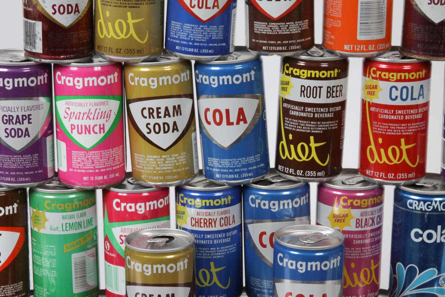 Collection of Vintage Cragmont Cans
