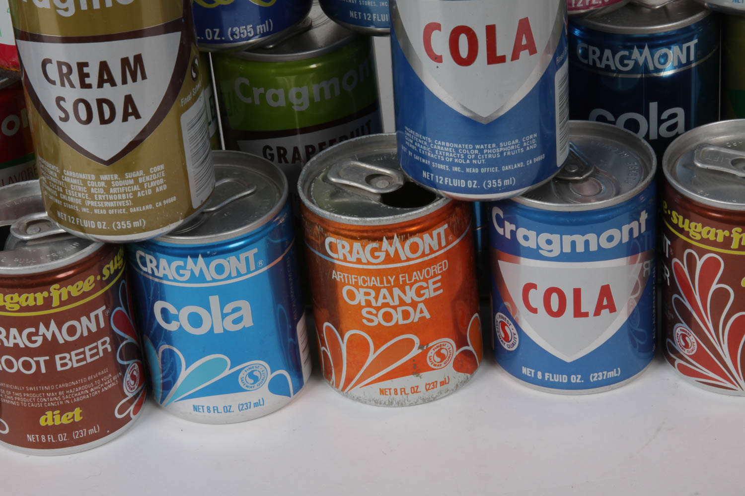 Collection of Vintage Cragmont Cans