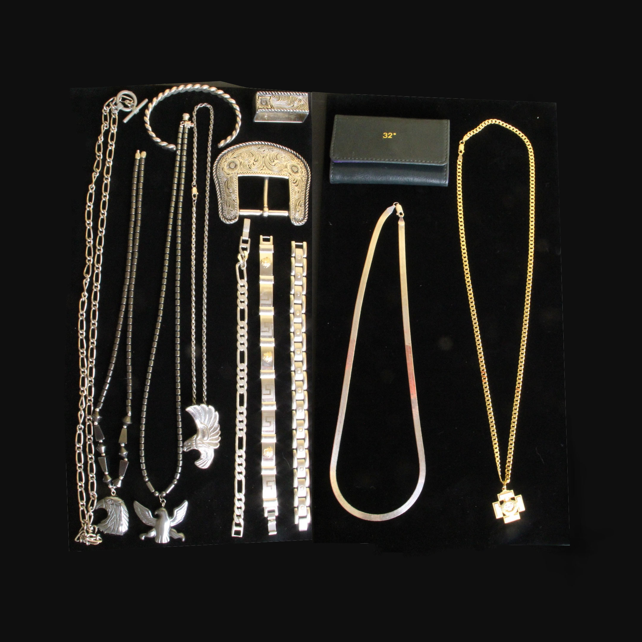 Grouping of Men's Modern Jewelry