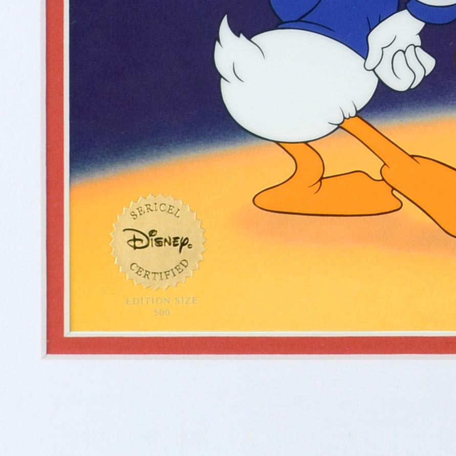 "Three Happy Chappies" Limited Edition Disney Sericel