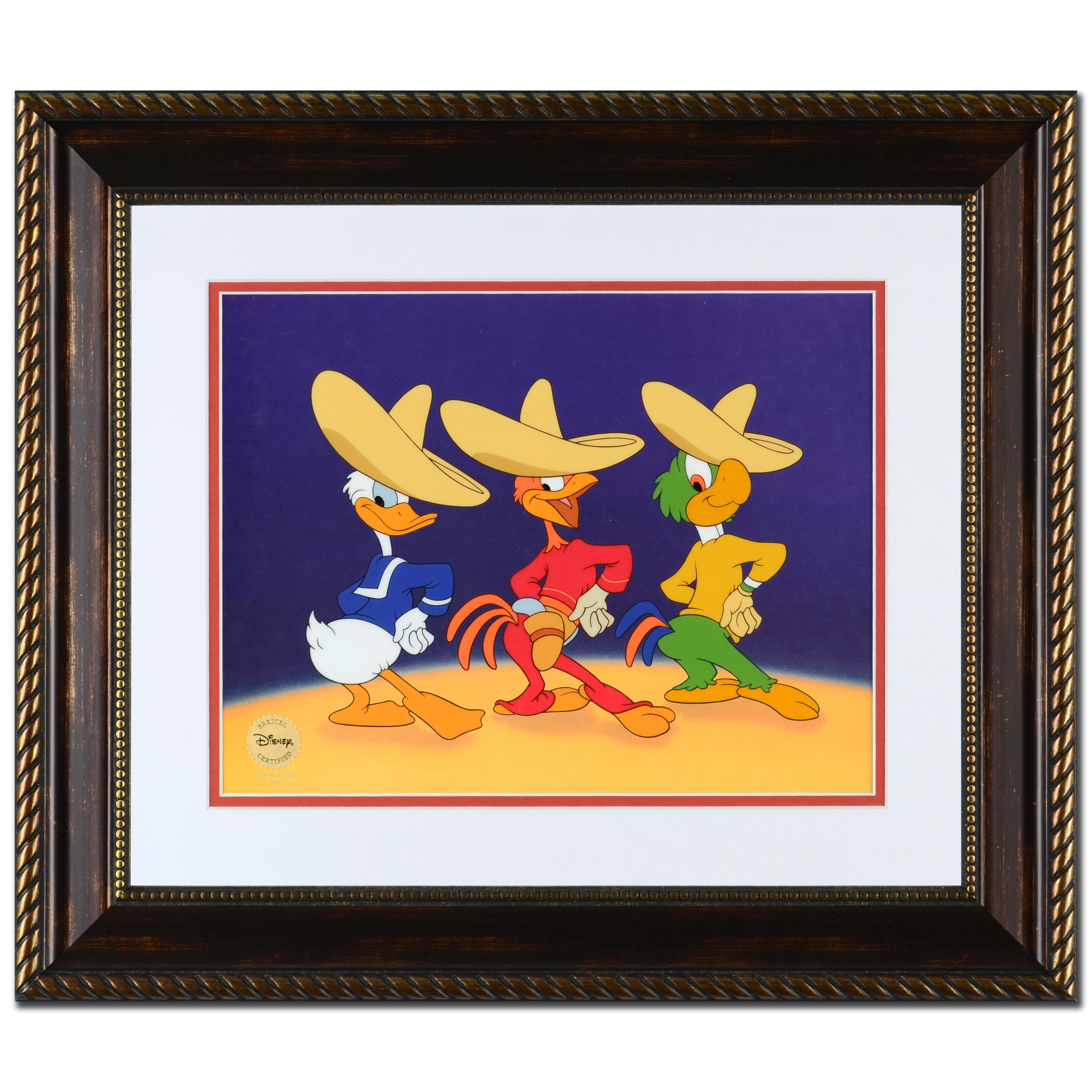 "Three Happy Chappies" Limited Edition Disney Sericel