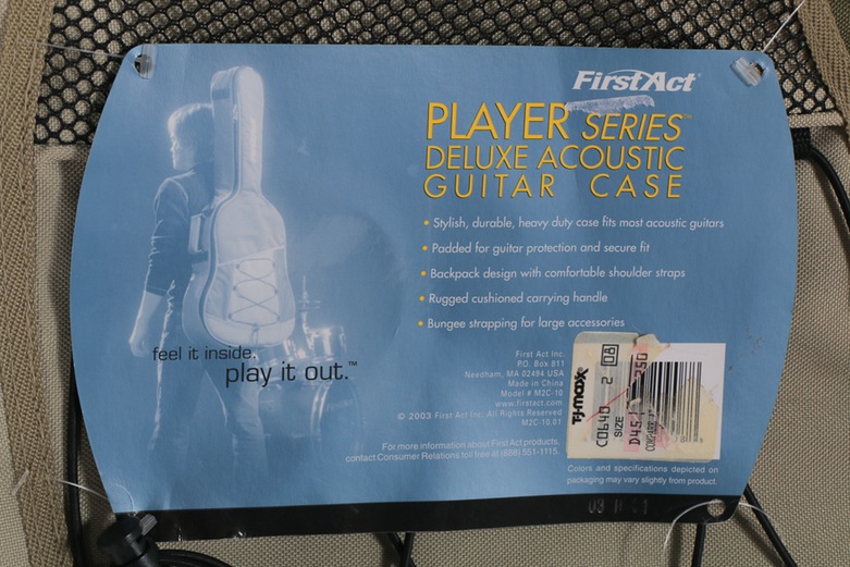 First Act Soft Guitar Case