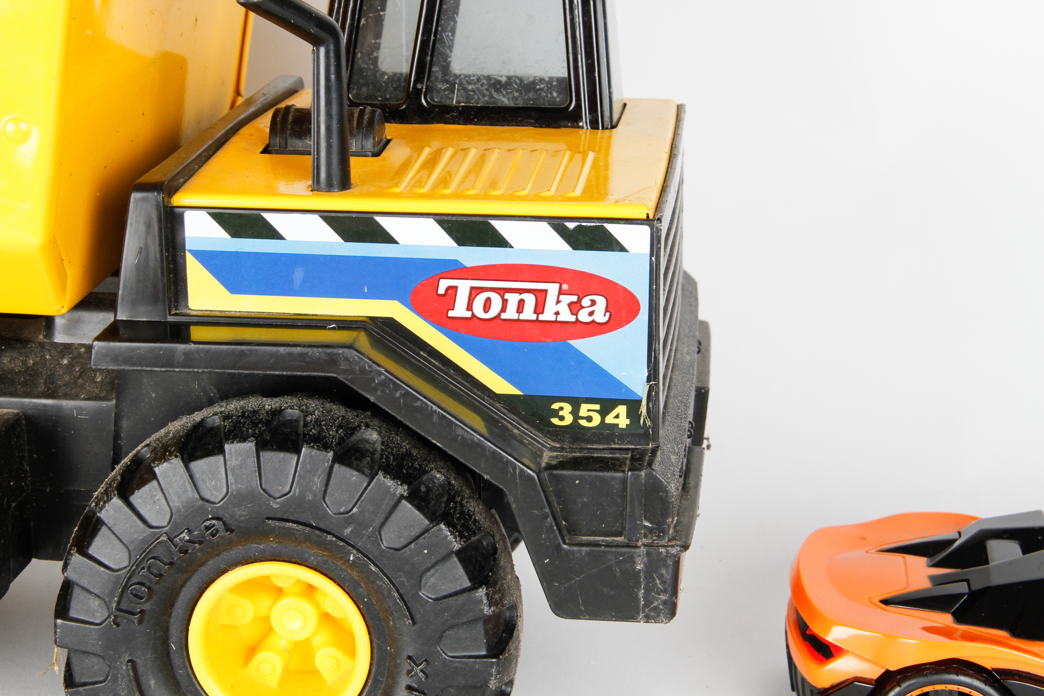 Collection of Toy Trucks and Cars Including Tonka