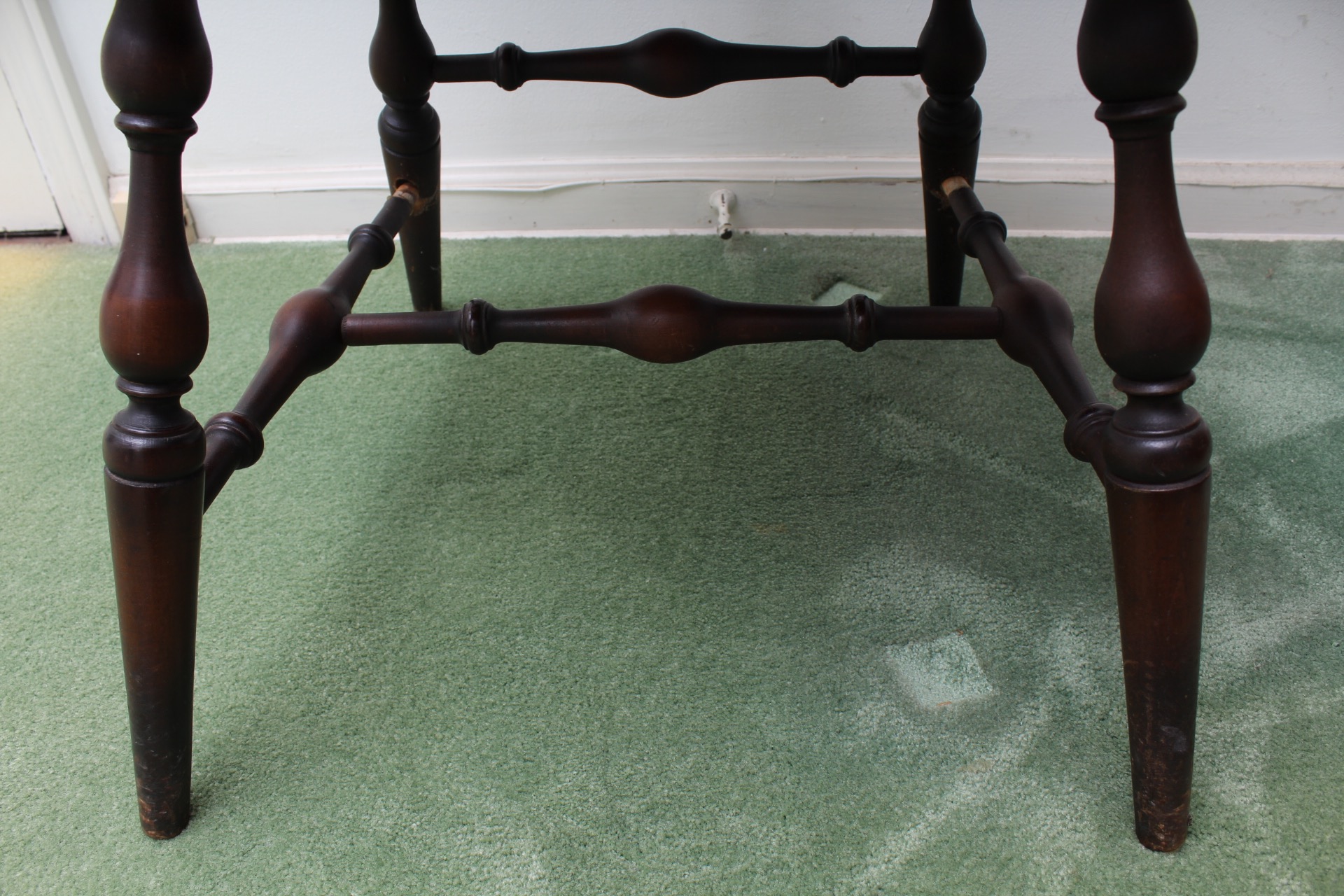 Antique Rush Seat Windsor Chair