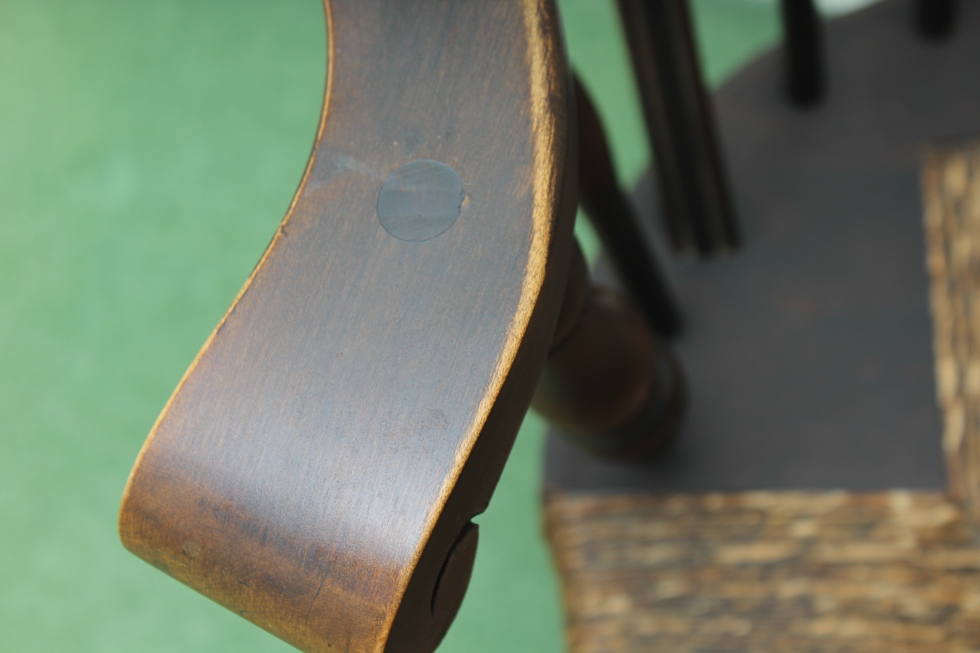 Antique Rush Seat Windsor Chair