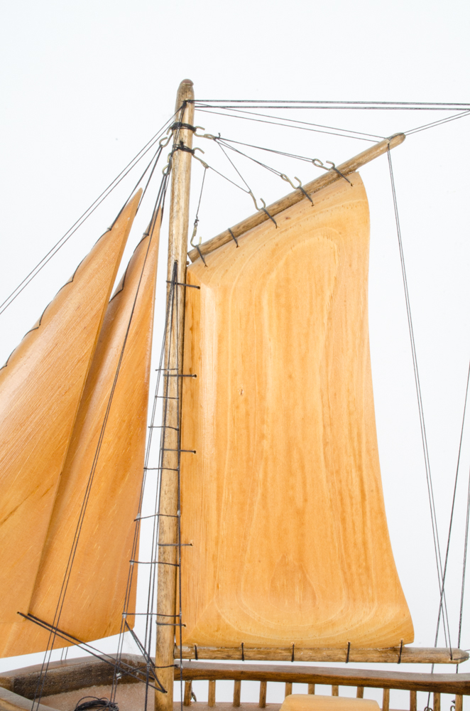 Wooden Model Two Mast Schooner