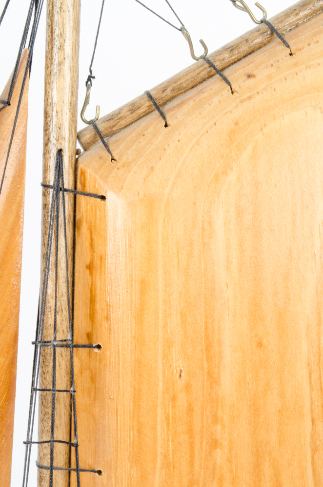 Wooden Model Two Mast Schooner