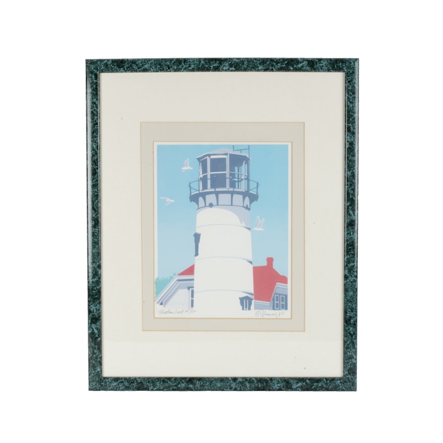 Robert E. Kennedy "Chatham Lighthouse" Offset Lithograph