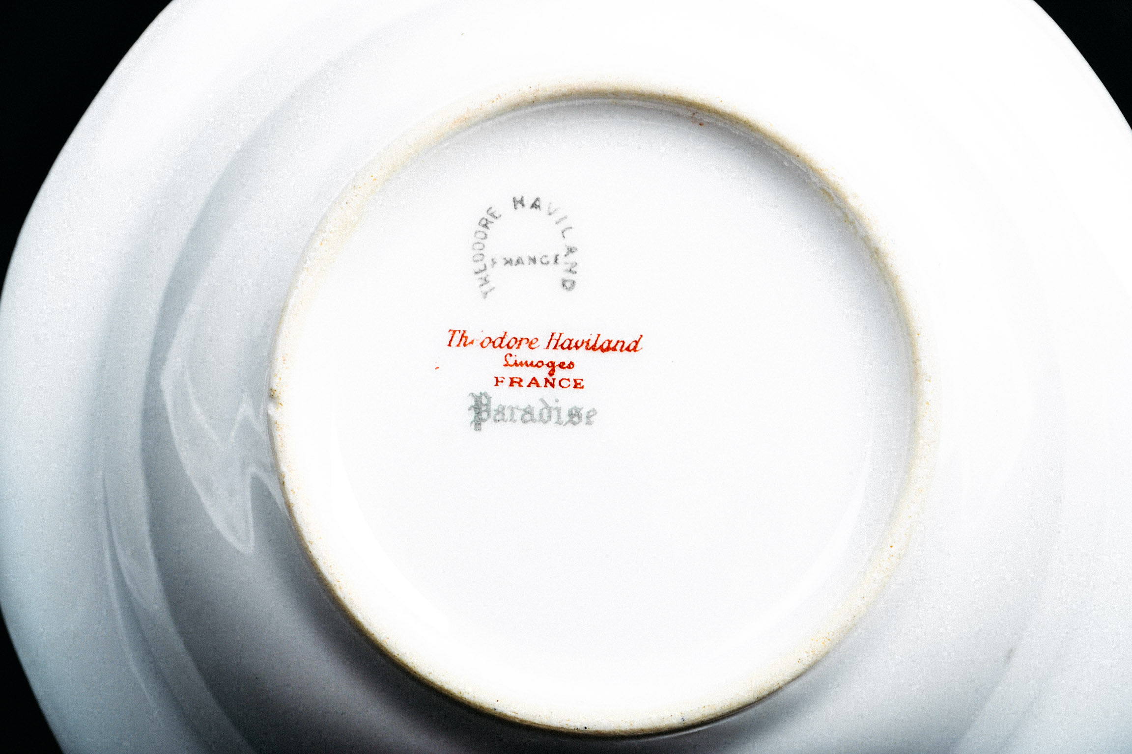 Limoges Bowl Birds and Flowers