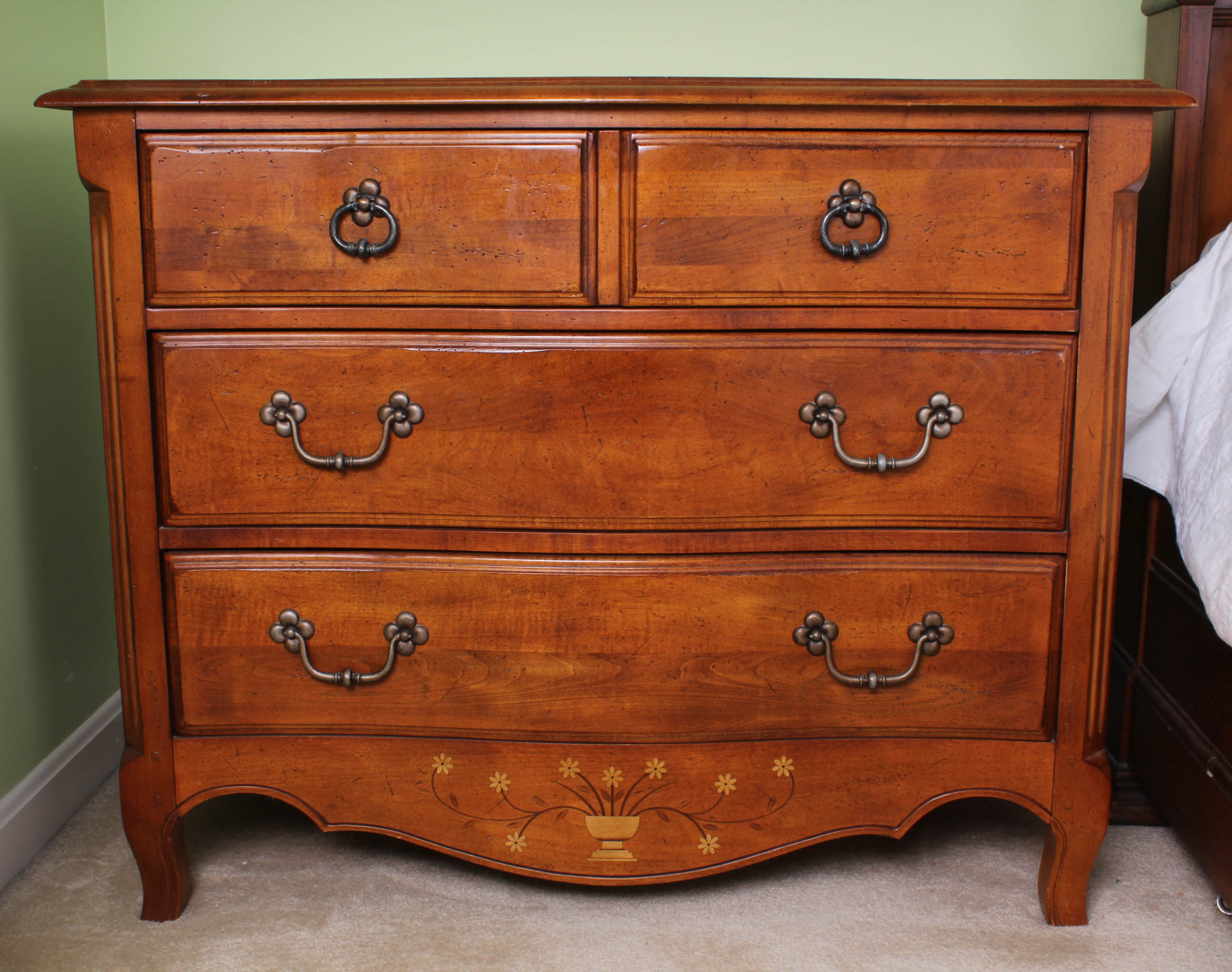 Vintage National Mt. Airy Mahogany Dresser