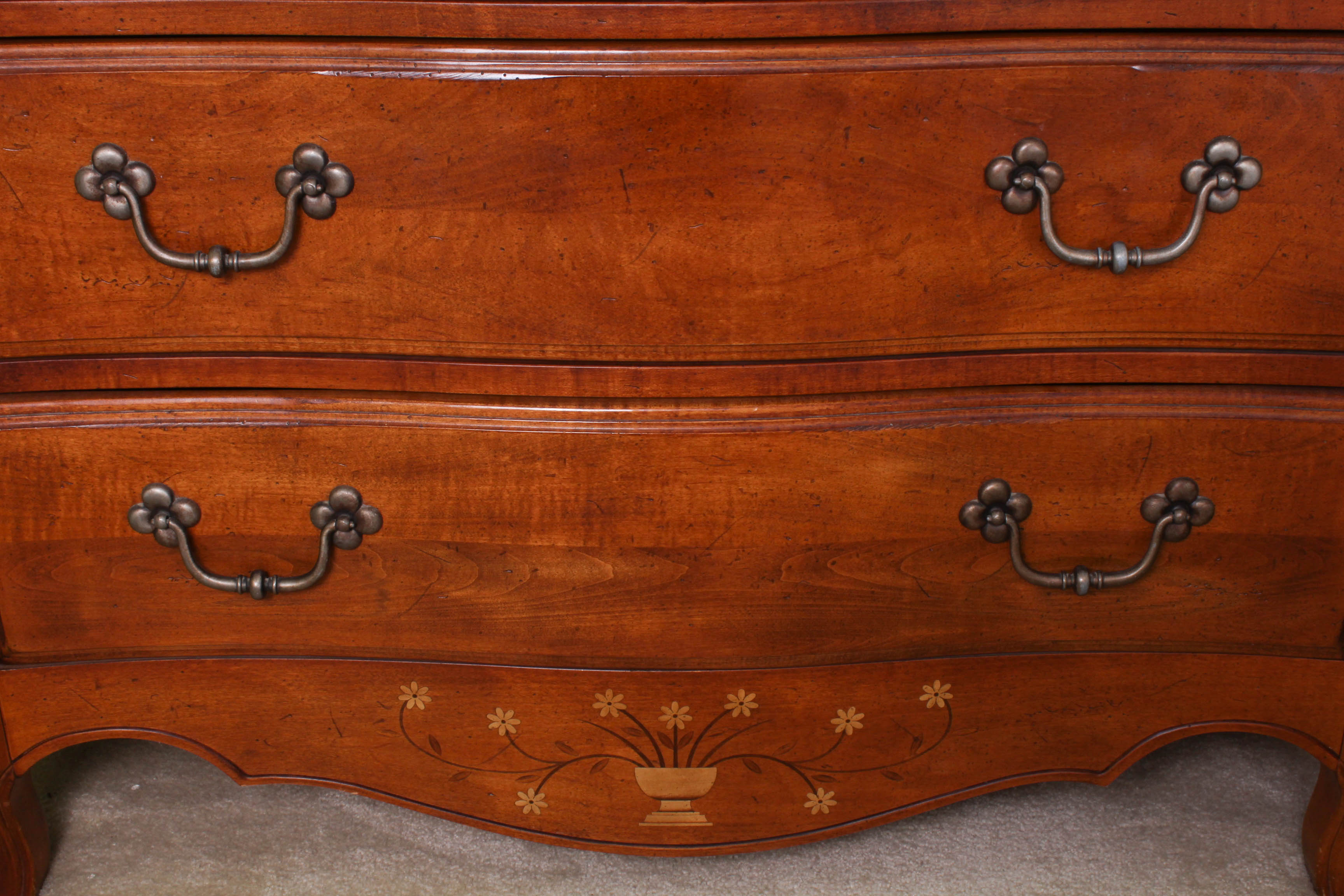 Vintage National Mt. Airy Mahogany Dresser