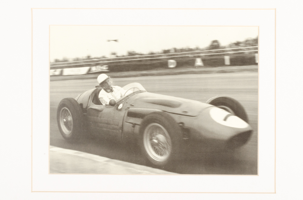 Offset Lithograph of Vintage Racing Photograph