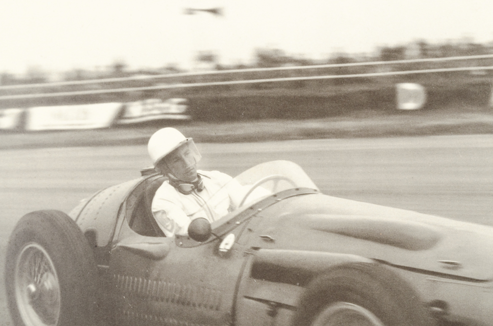 Offset Lithograph of Vintage Racing Photograph