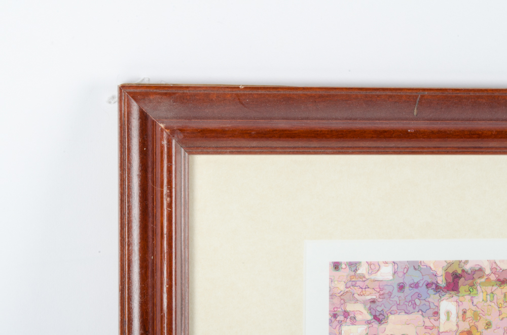 Signed Monotype Print "Jerusalem"