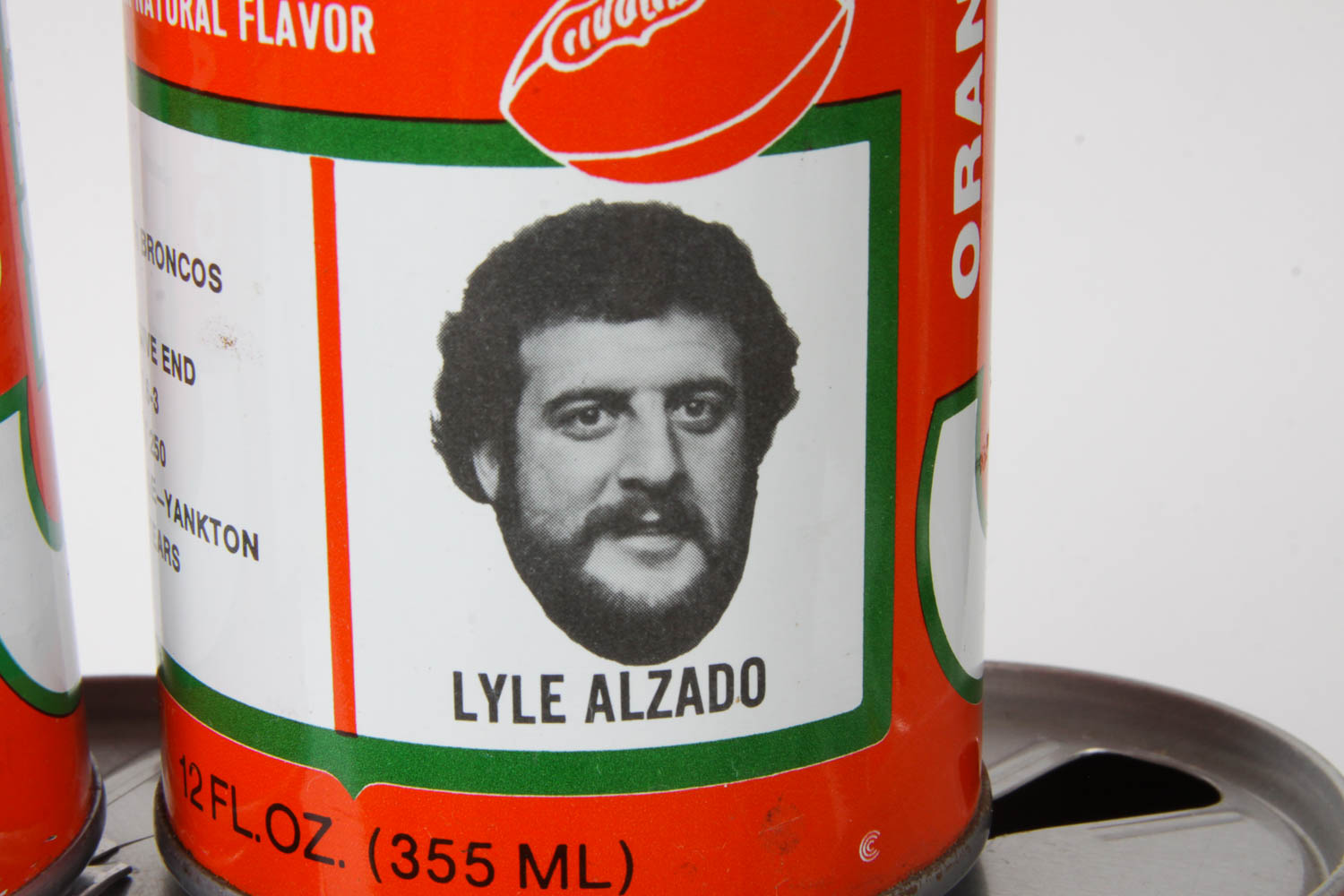 Collection of Vintage Denver Broncos Crush Soda Cans