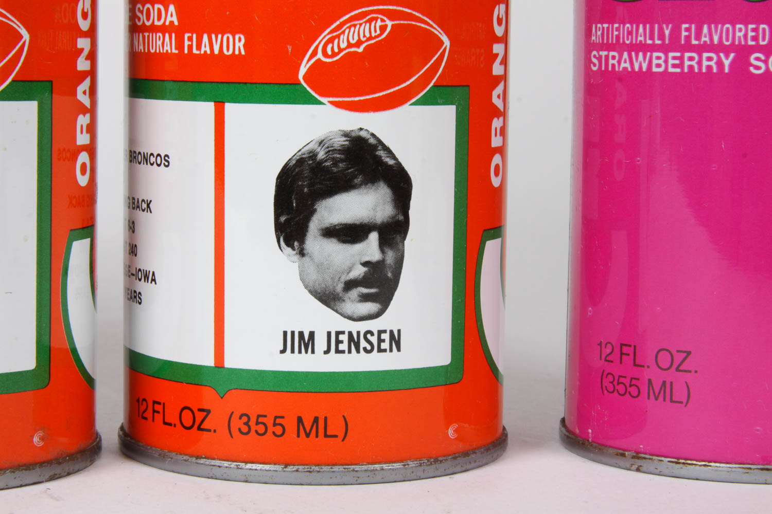 Collection of Vintage Denver Broncos Crush Soda Cans