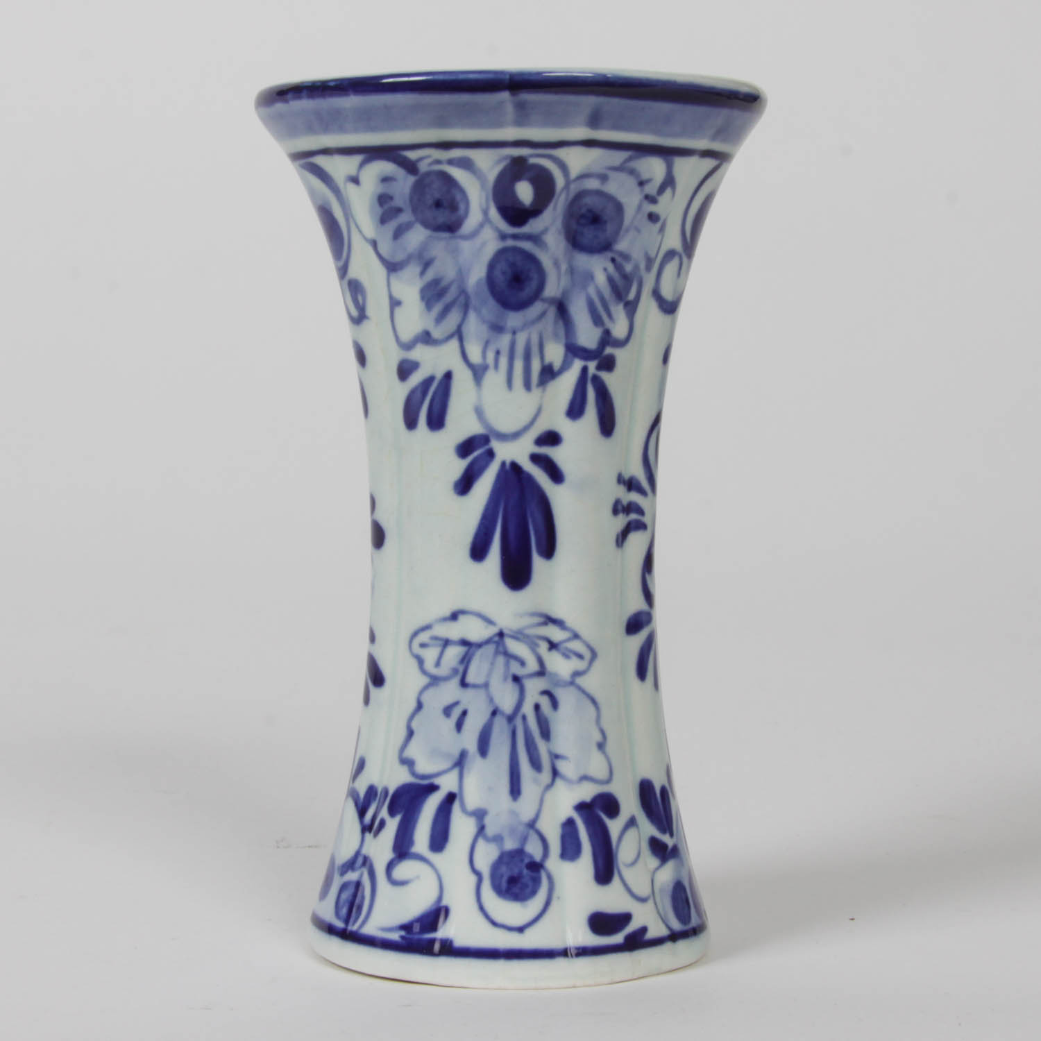 Vintage Hand Painted Delft Vase