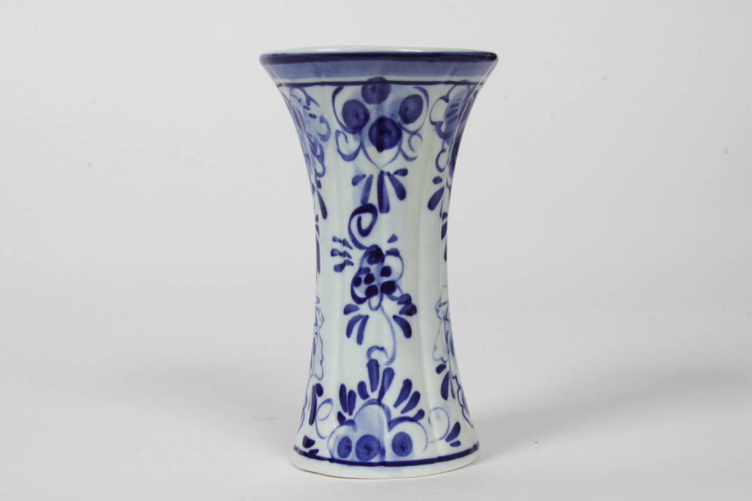 Vintage Hand Painted Delft Vase