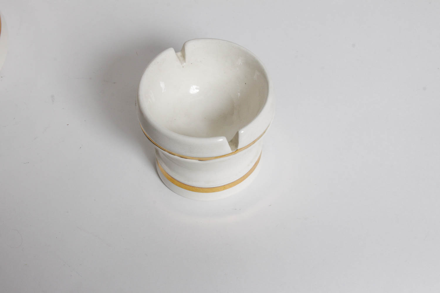 Pair of Ceramic Mortar and Pestles