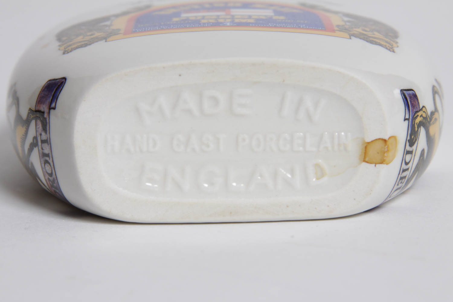 Royal Navy Themed Hand Cast Porcelain Rum Bottle