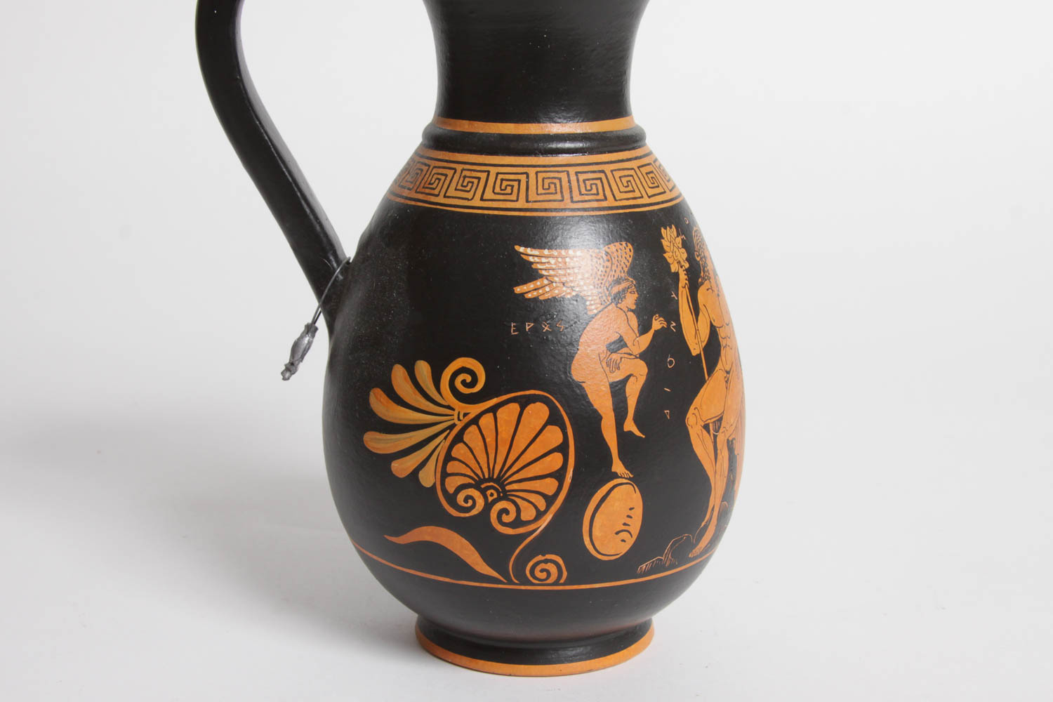 Pair of Hand-Painted Reproduction Greek Vessels