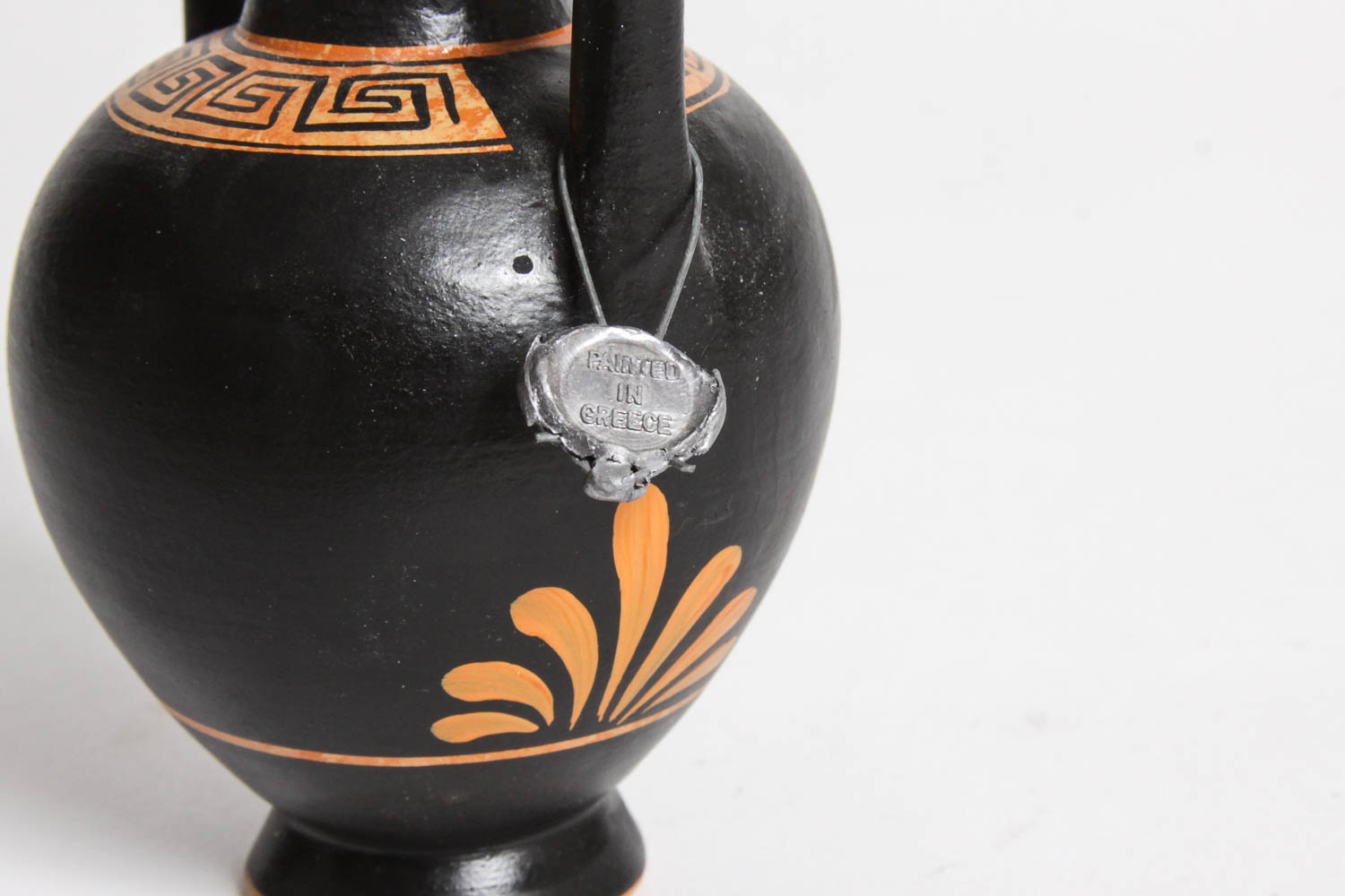 Pair of Hand-Painted Reproduction Greek Vessels