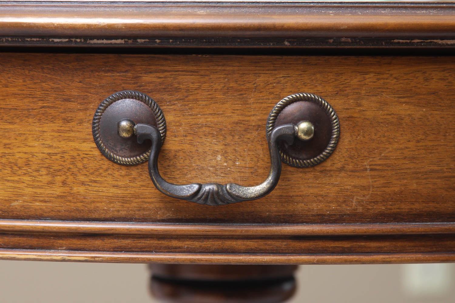 Duncan Phyfe Style Mahogany Drum Table